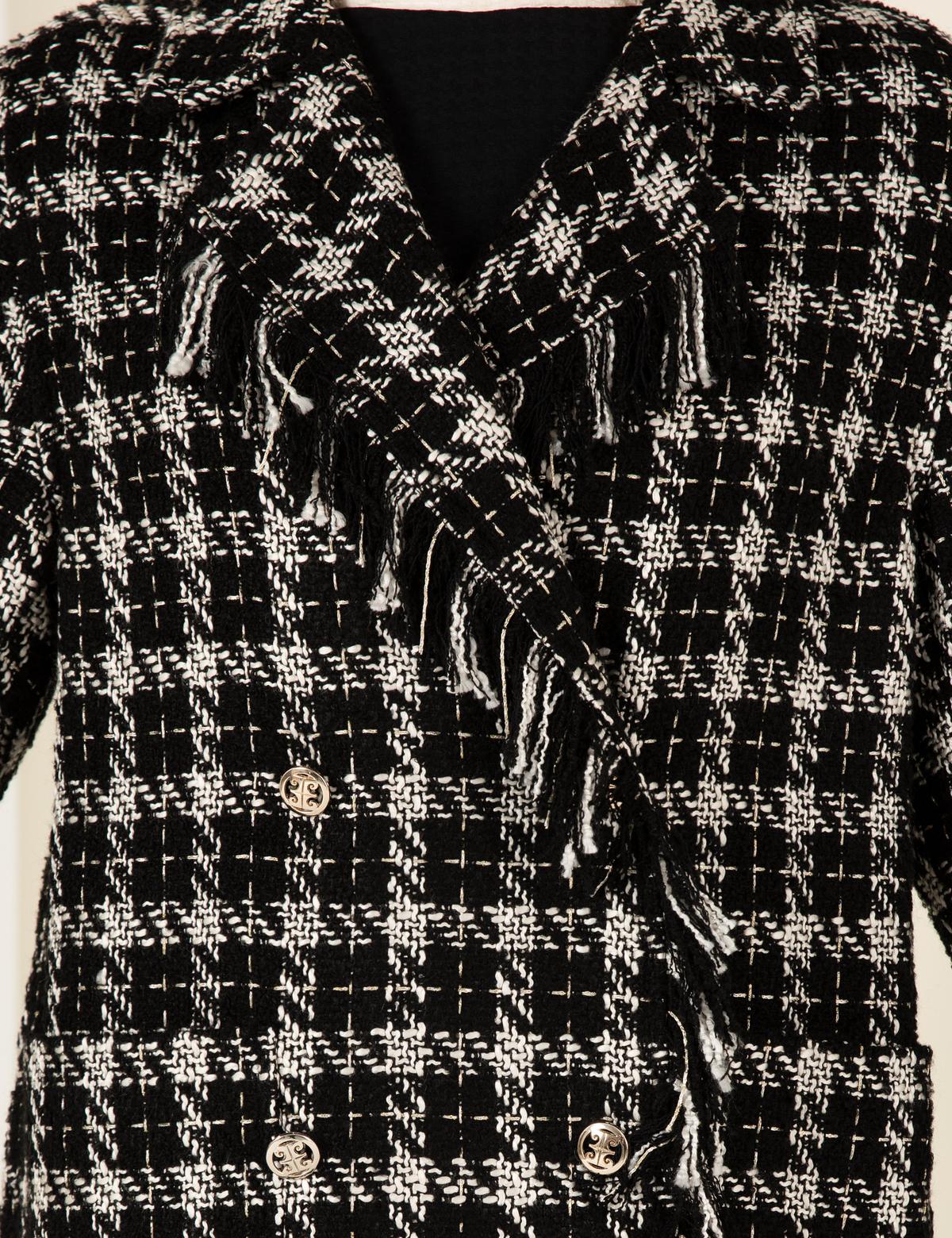 Siyah Kaşe Kaban - 50254895002