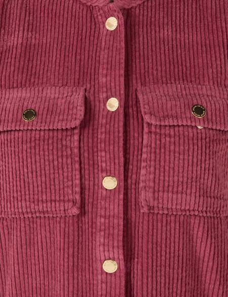 Pembe Kadife Crop Ceket - 50254448003