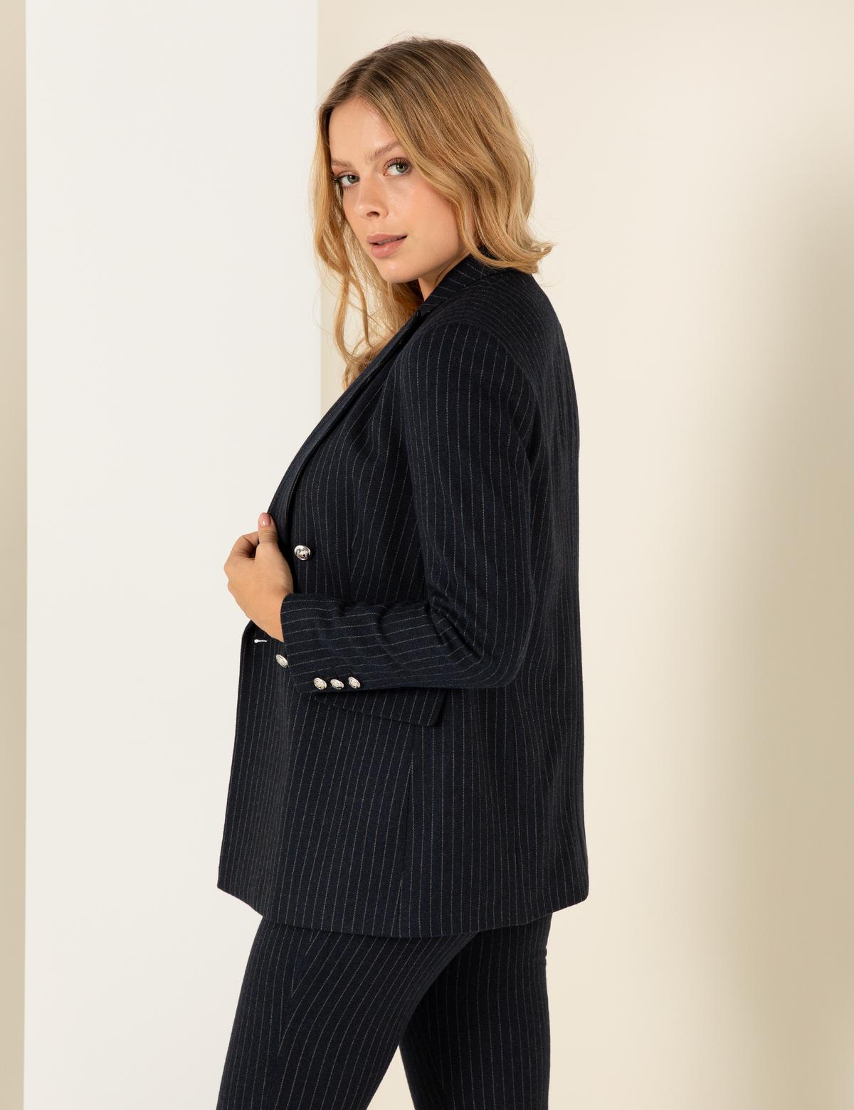 Antrasit Kruvaze Ceket - 50244977002