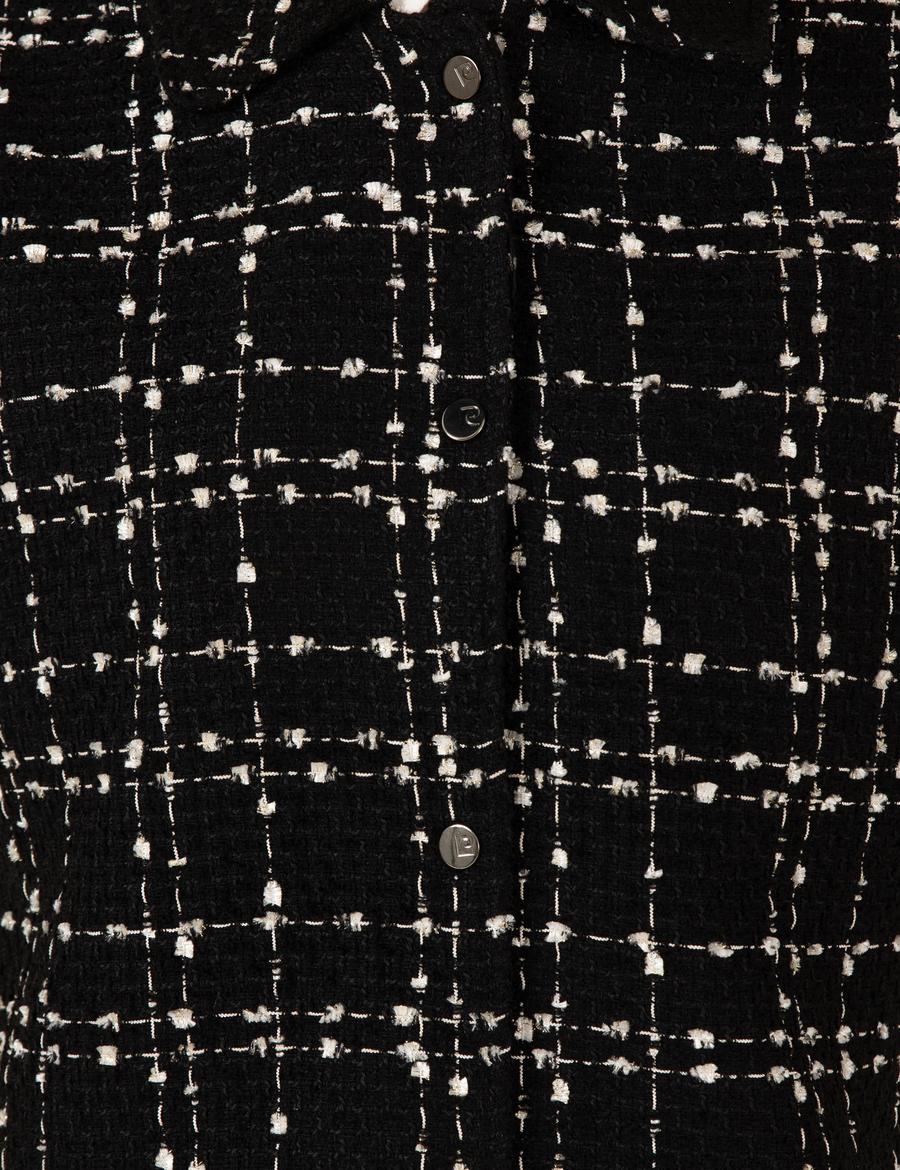 Siyah Crop Tüvit Ceket