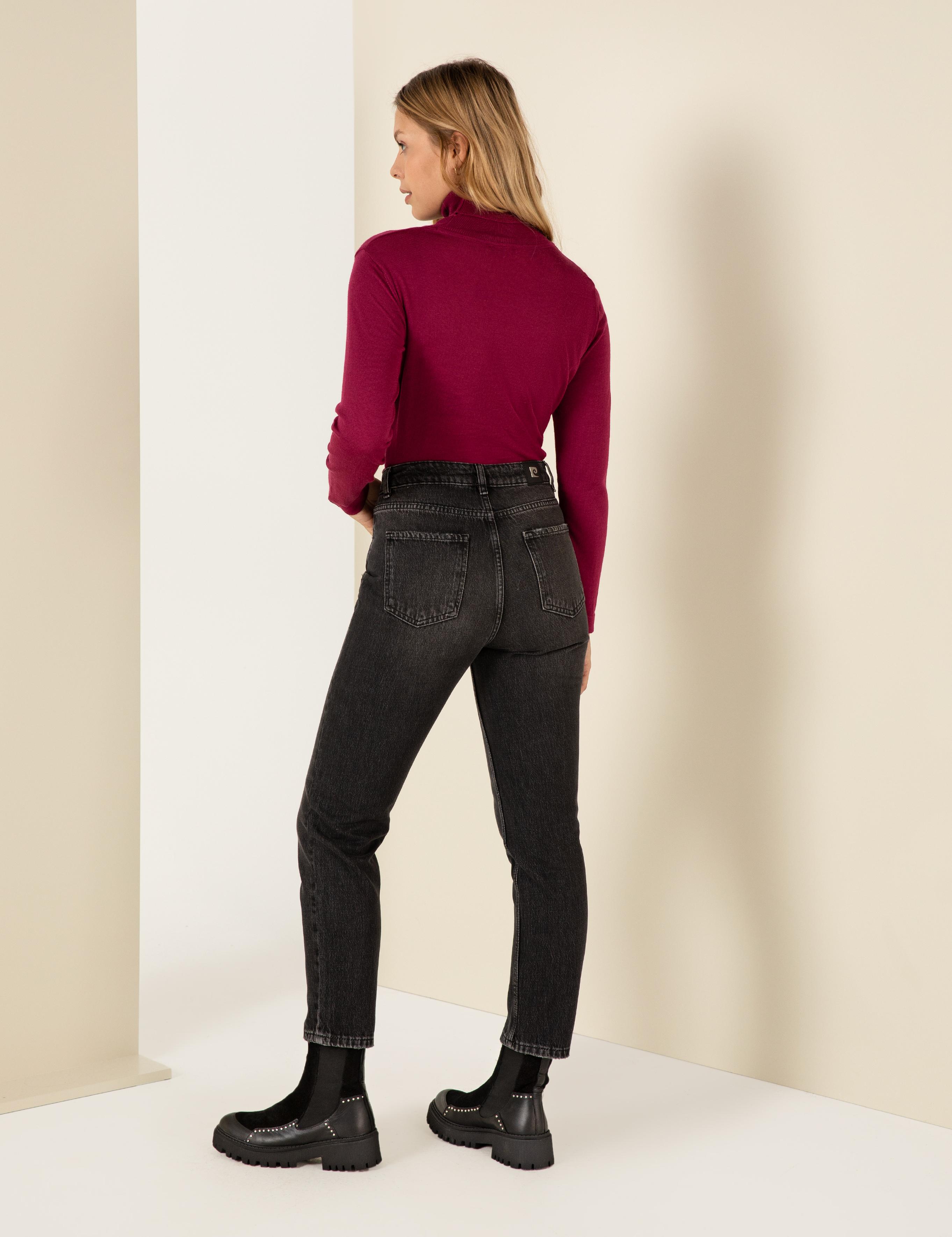 Koyu Gri Jean Pantolon