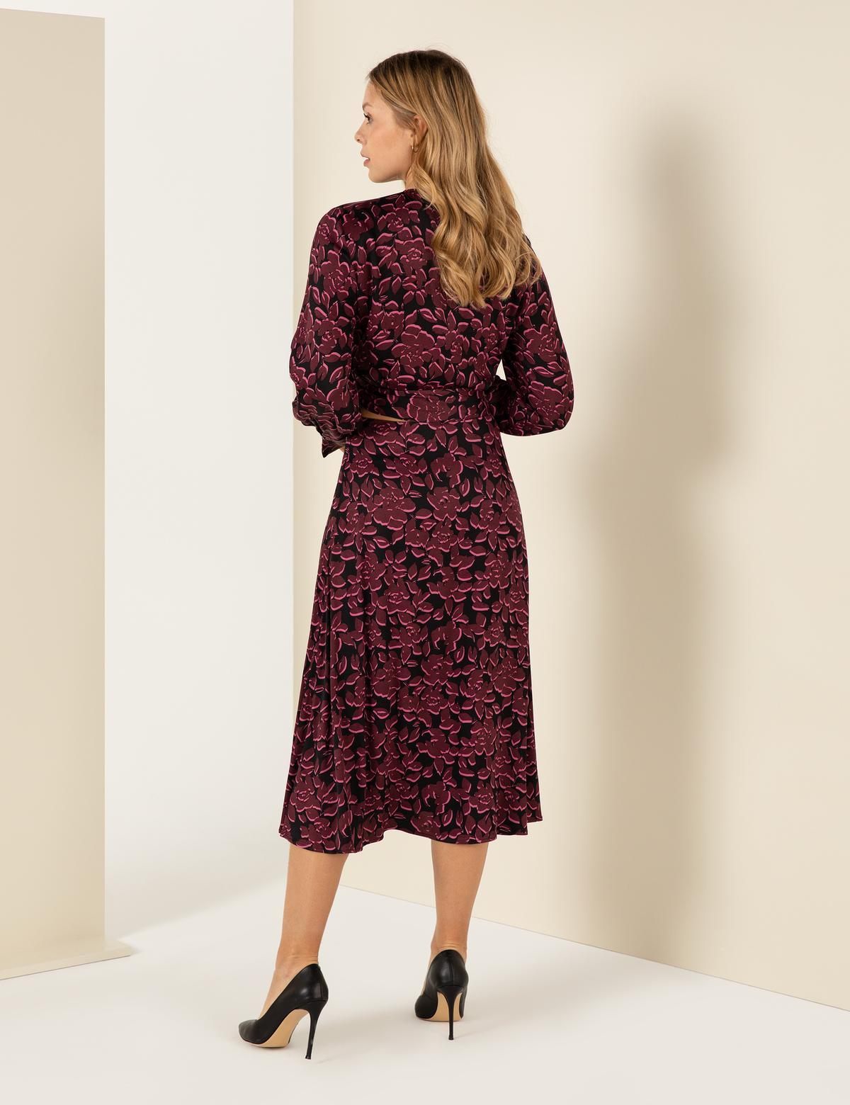 Siyah A Kesim Dokuma Etek - 50253090034