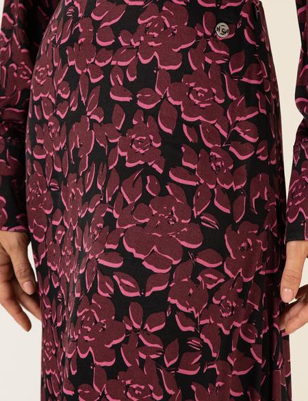 Siyah A Kesim Dokuma Etek - 50253090034