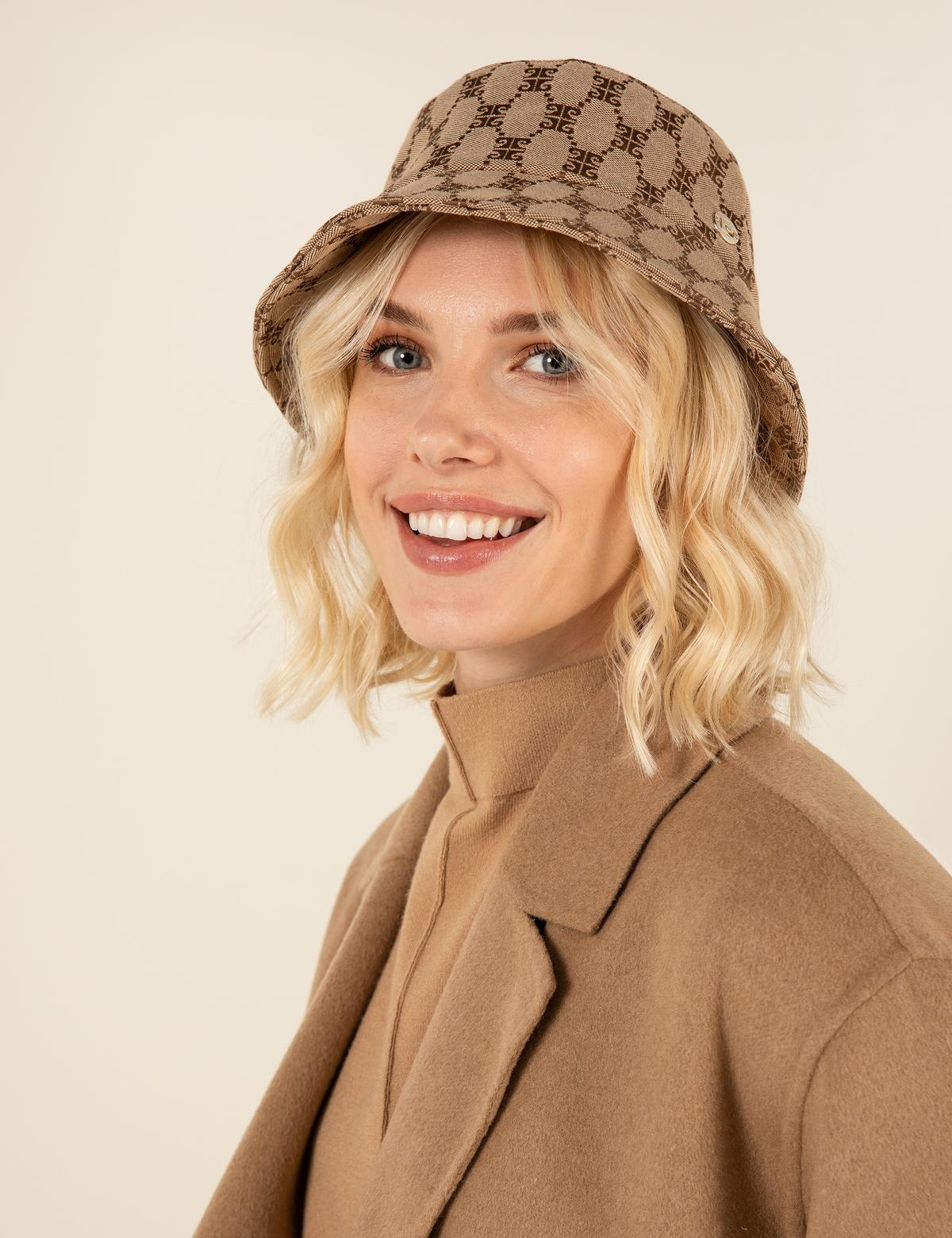 Camel Oversize Kaşe Kaban - 50260558002