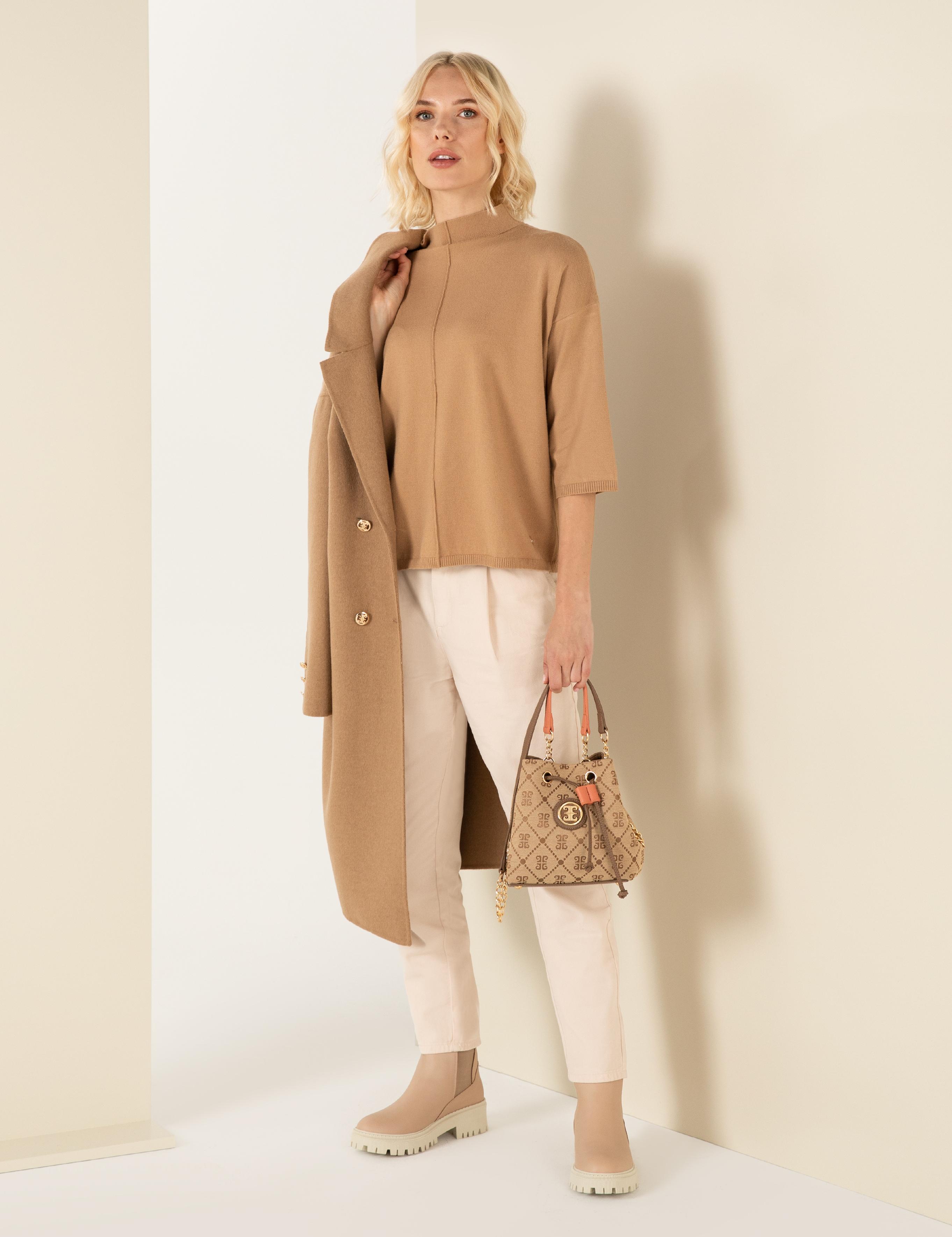 Krem Carrot Fit Spor Pantolon