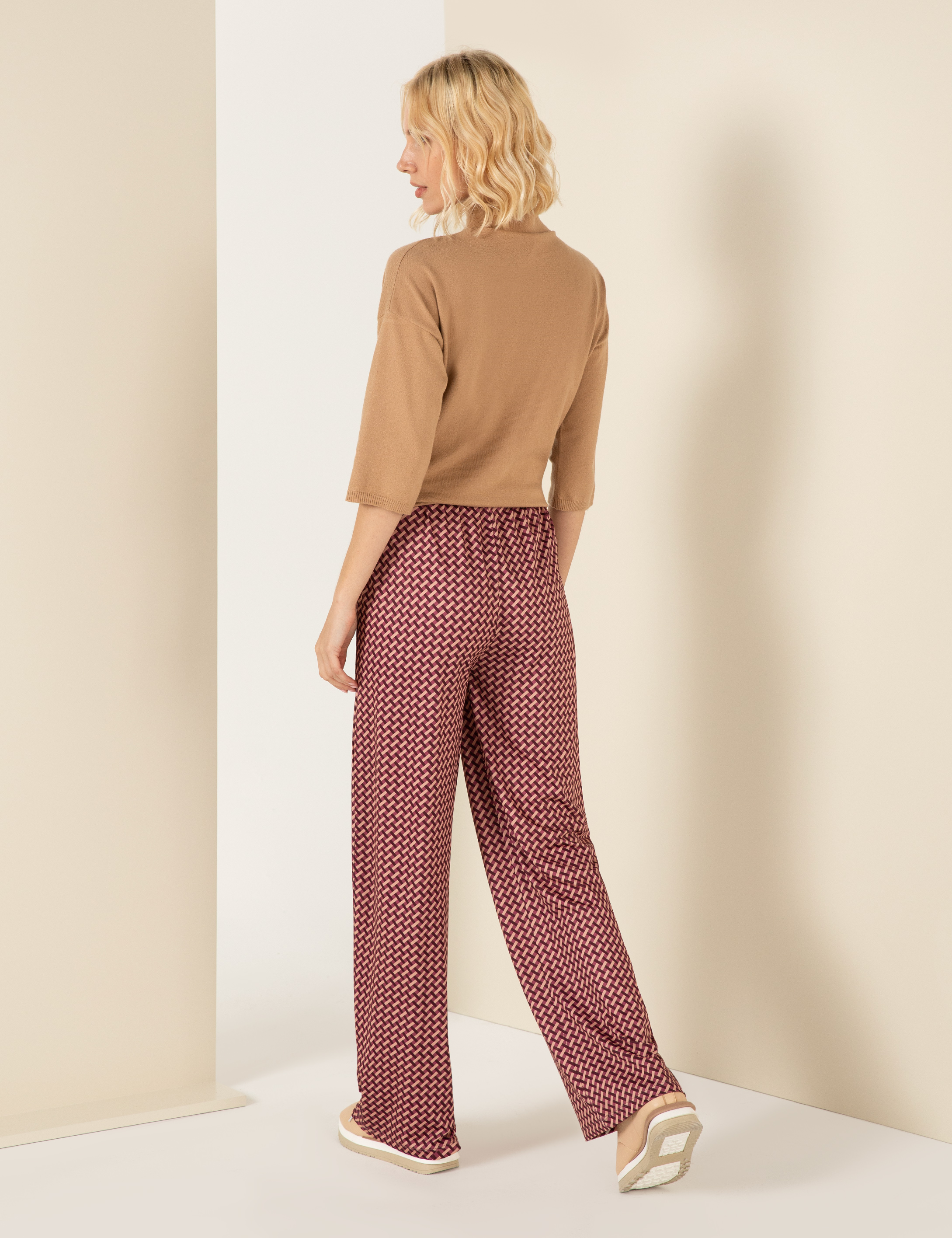 Gül Kurusu Loose Fit Eşofman Altı - Image 4