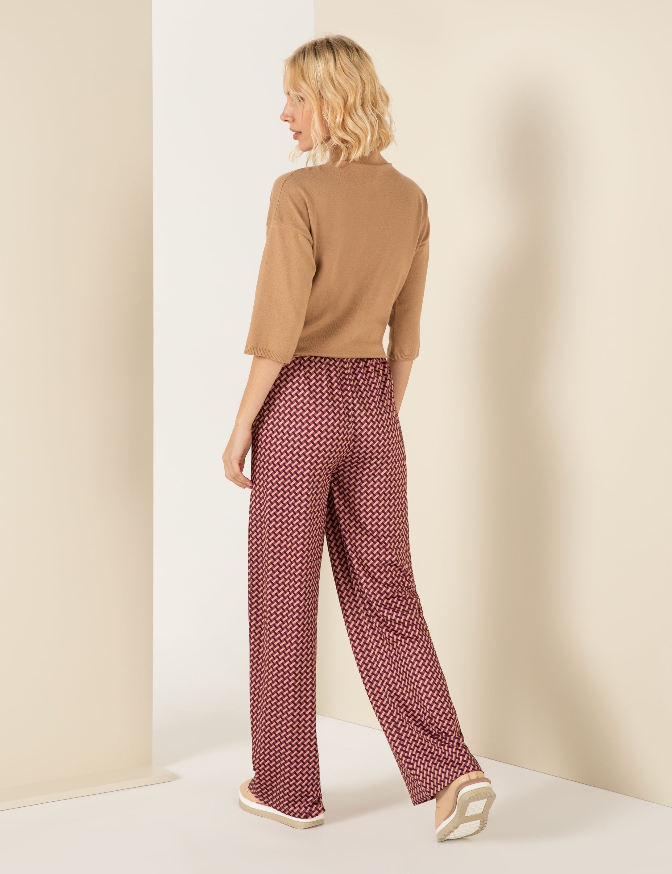 Gül Kurusu Loose Fit Eşofman Altı