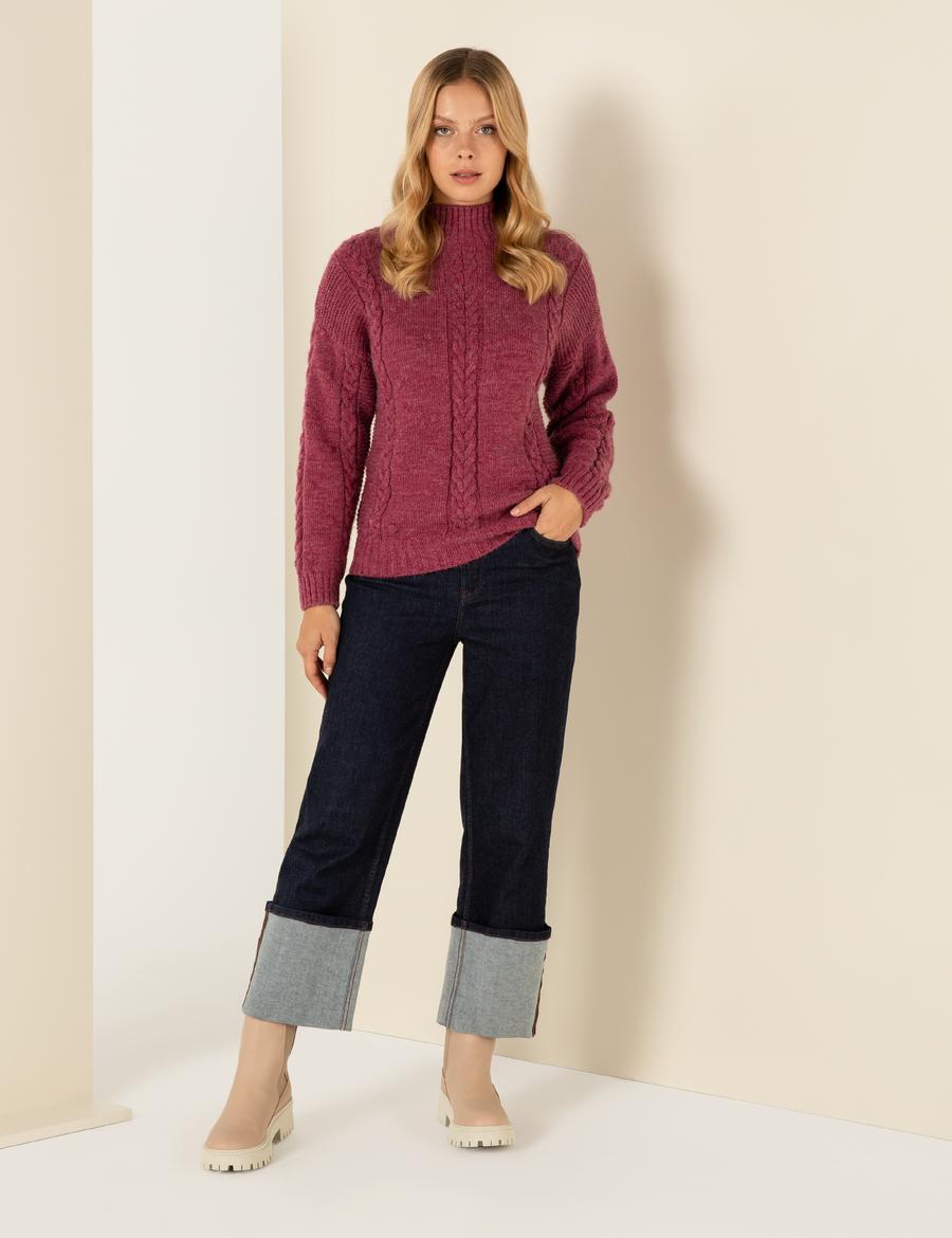 Koyu İndigo Jean Pantolon