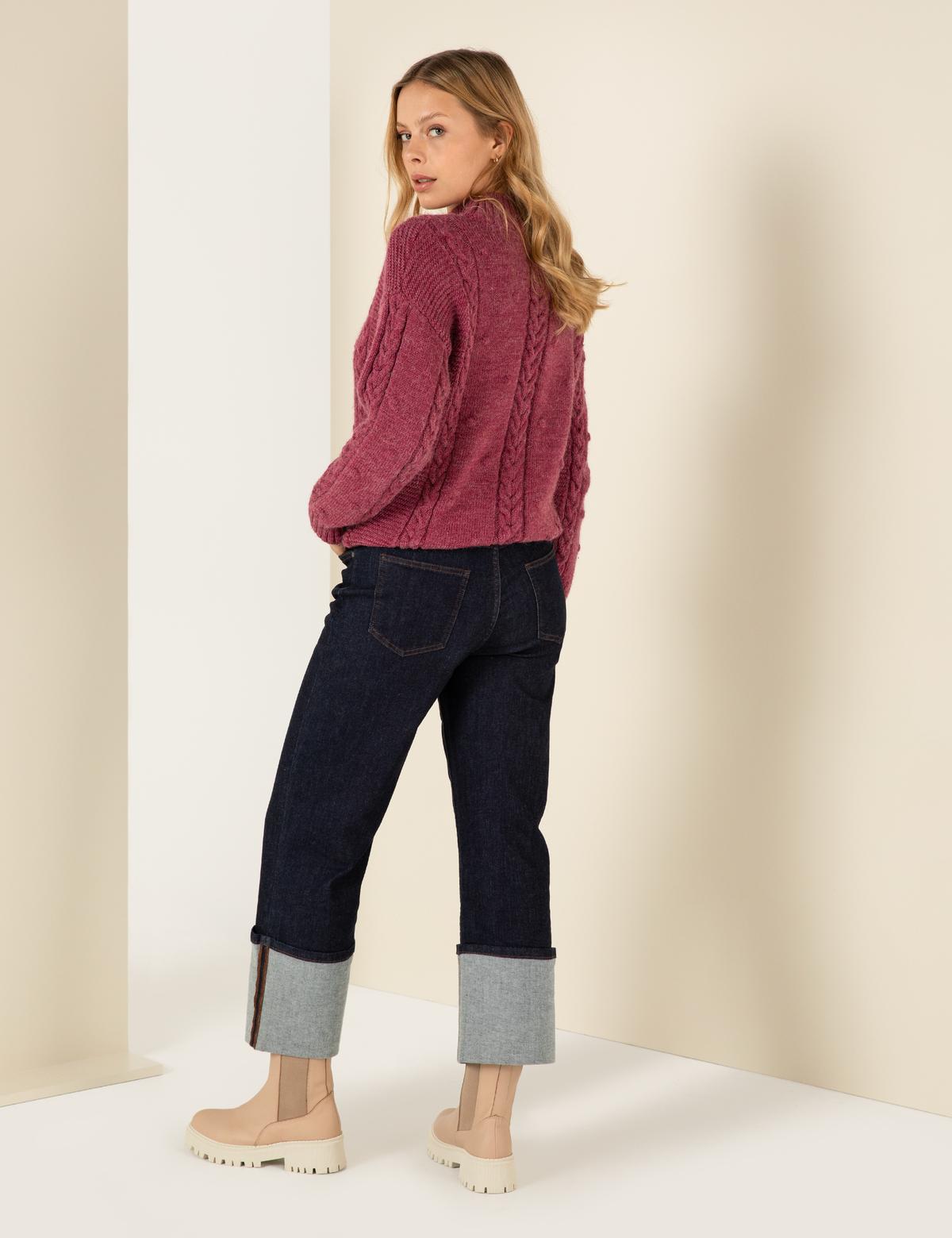 Koyu İndigo Jean Pantolon - 50254166021