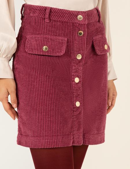 Gül Kurusu A Kesim Dokuma Etek - 50254386001