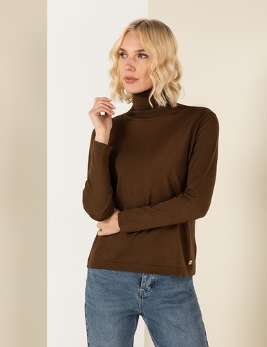 Balıkçı Yaka Coconut Comfort Fit Kazak