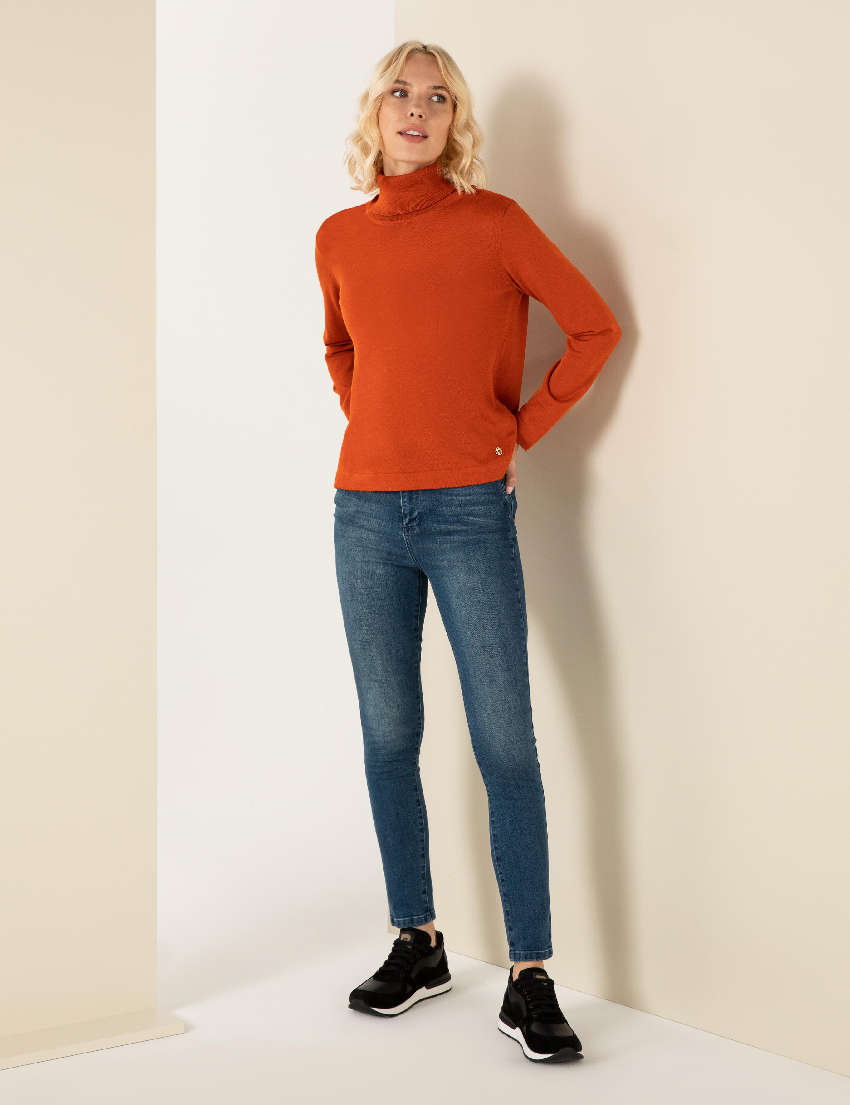 Turuncu Comfort Fit Kazak