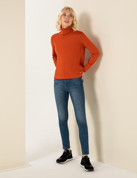 Turuncu Comfort Fit Kazak - 50244874032