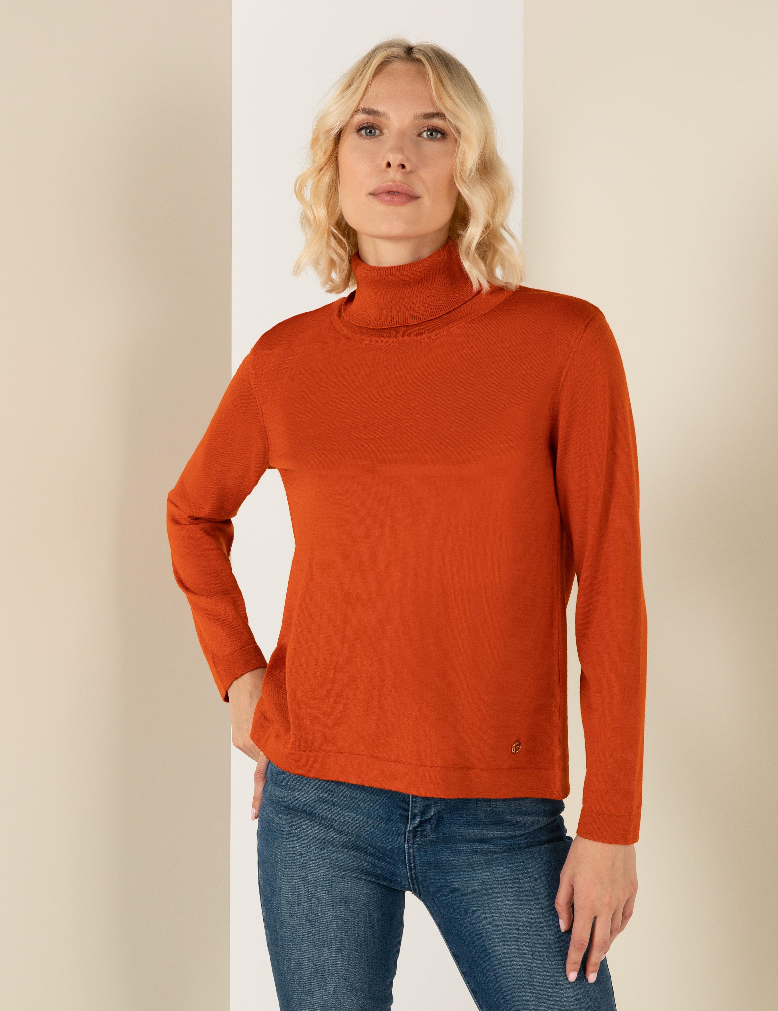 Turuncu Comfort Fit Kazak