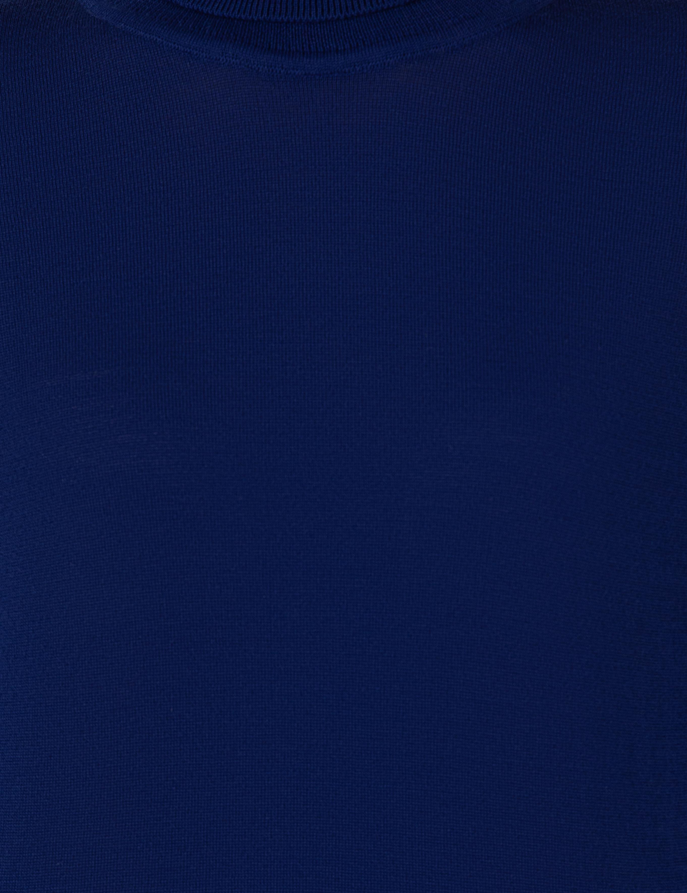 Balıkçı Yaka Saks Comfort Fit Kazak