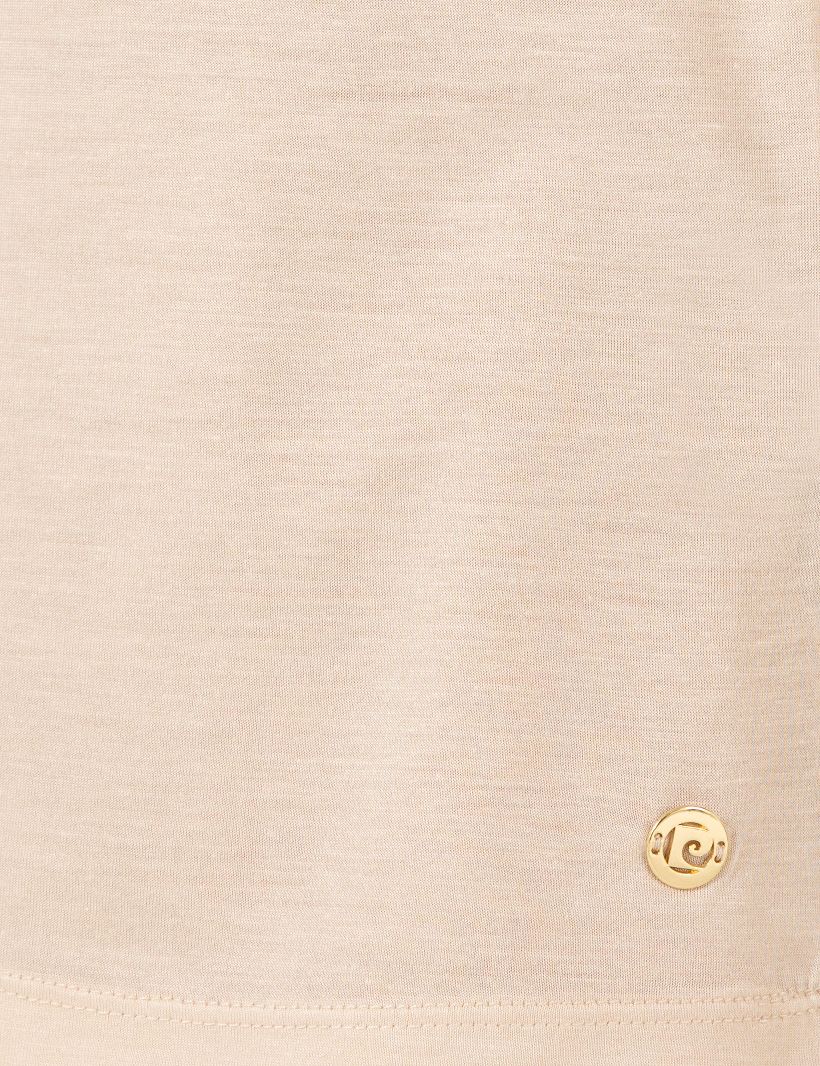 Krem Melanj Regular Fit Tişört