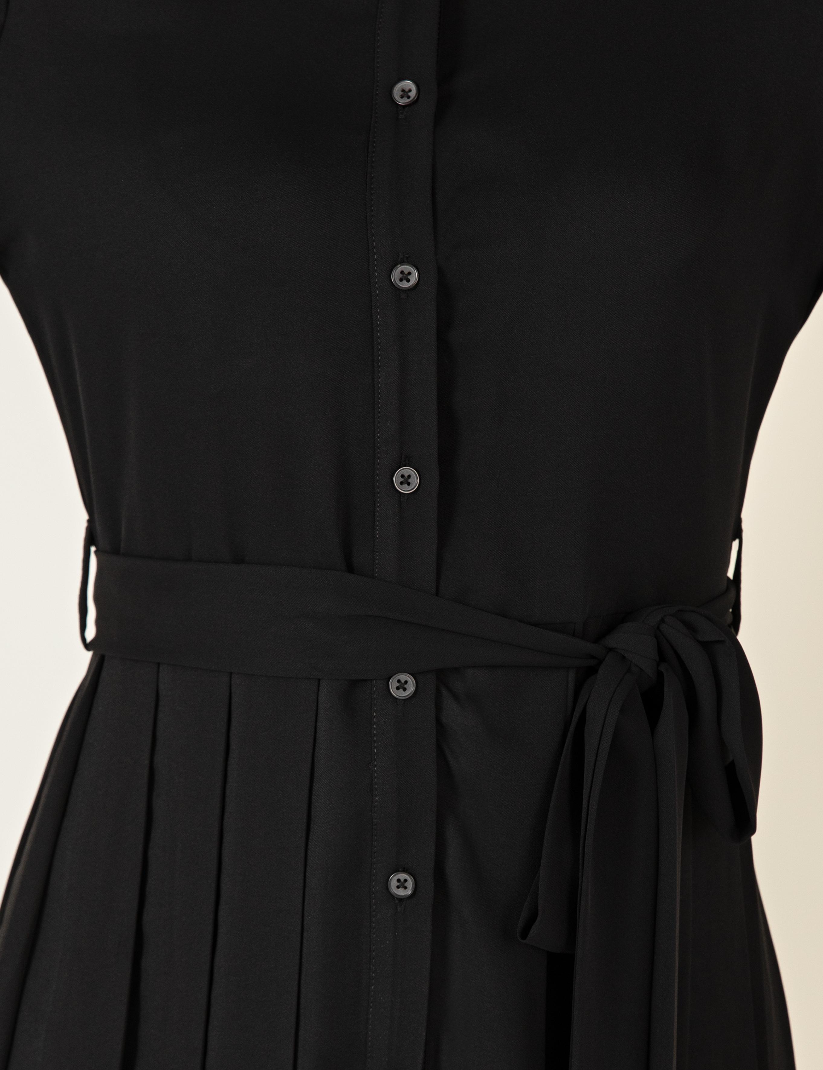 Siyah Uzunkollu Elbise