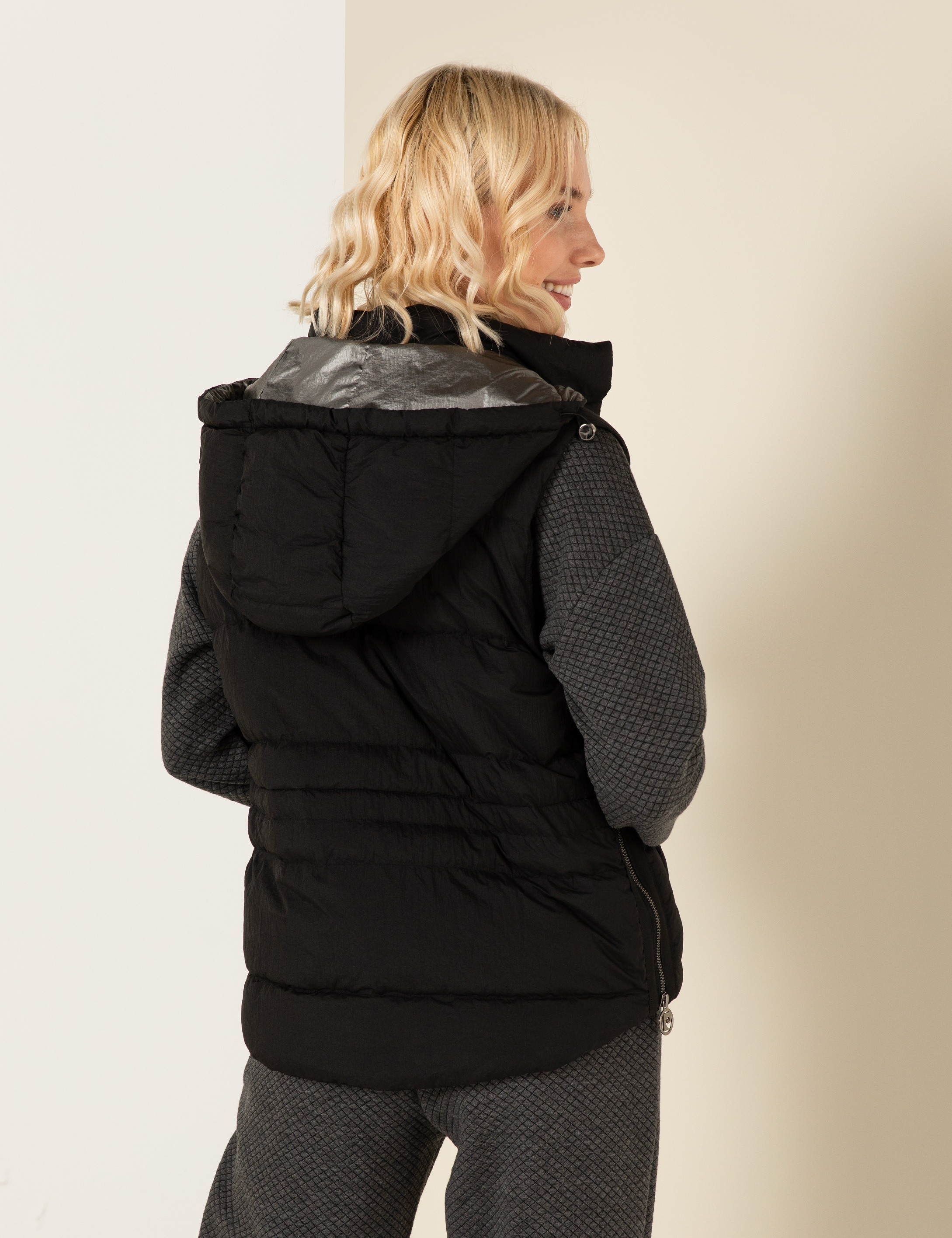 Siyah Comfort Fit Yelek - Image 5