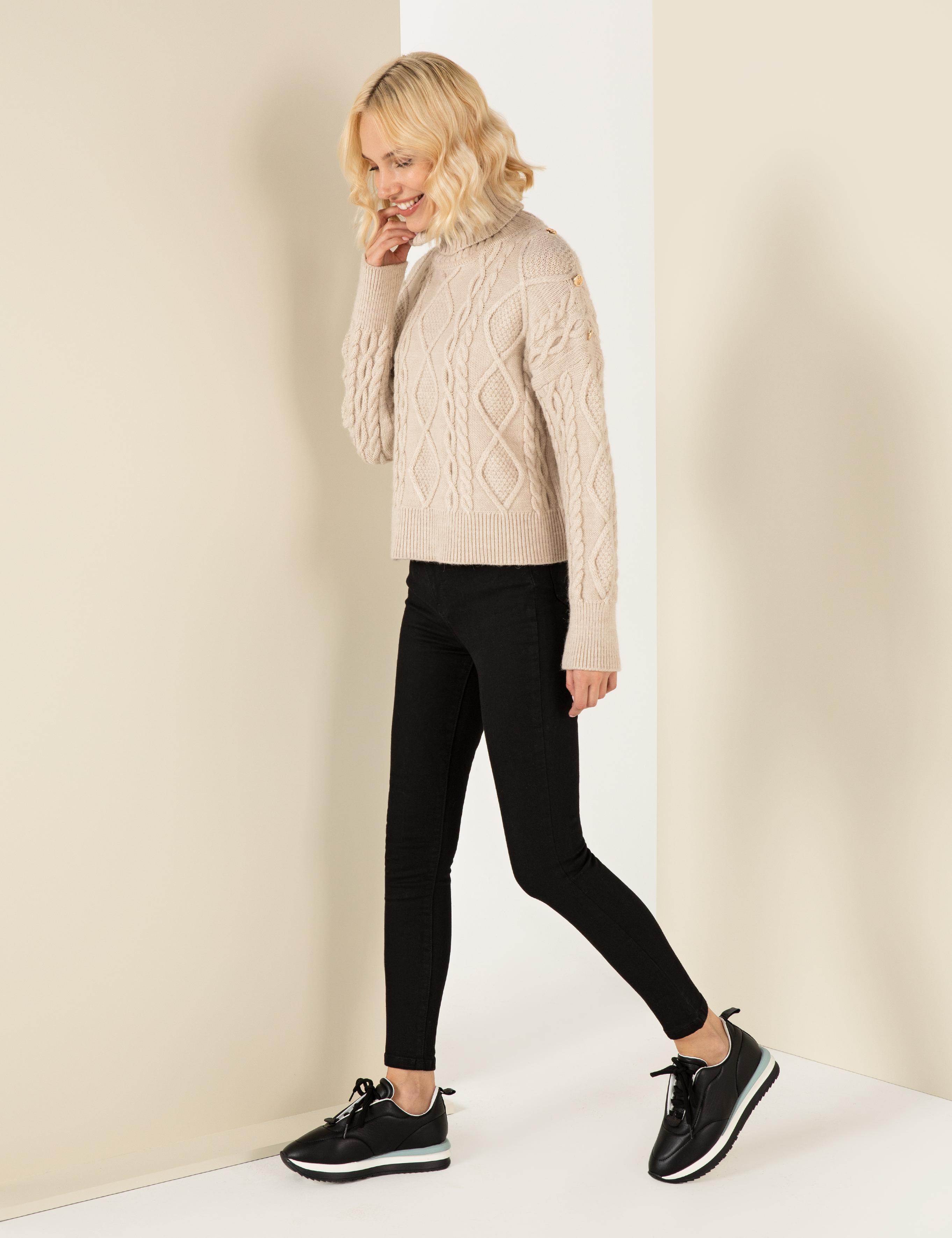 Siyah Skinny Fit Jean Pantolon