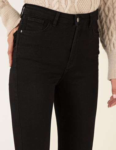 Siyah Skinny Fit Jean Pantolon