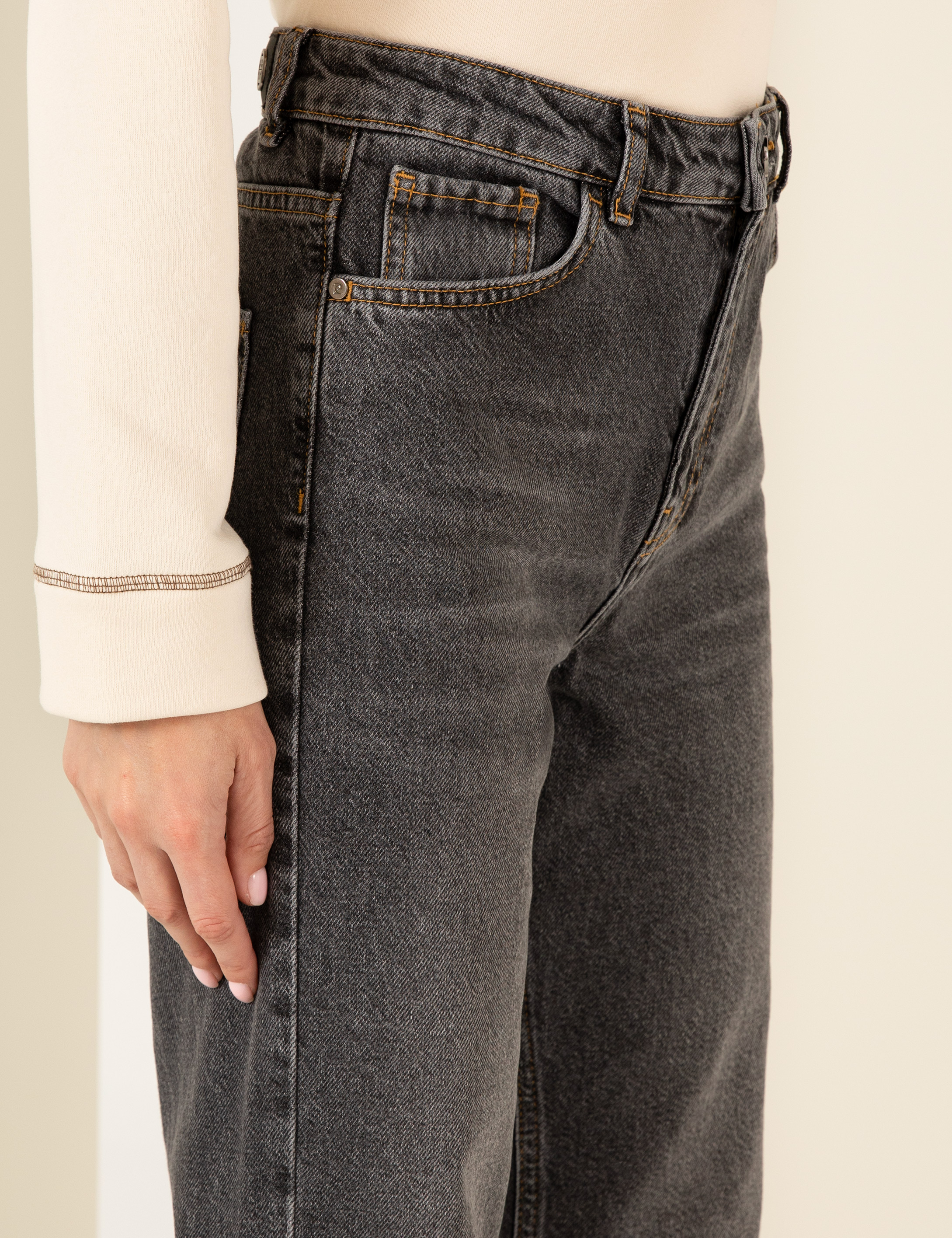 Gri Jean Pantolon - Image 5