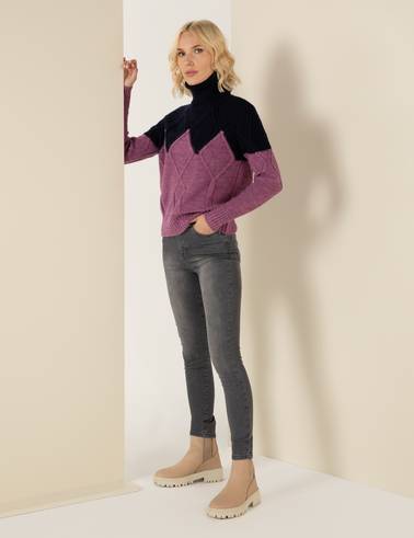 Koyu Gri Skinny Fit Jean Pantolon