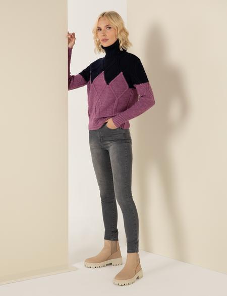 Koyu Gri Skinny Fit Jean Pantolon - 50256581003