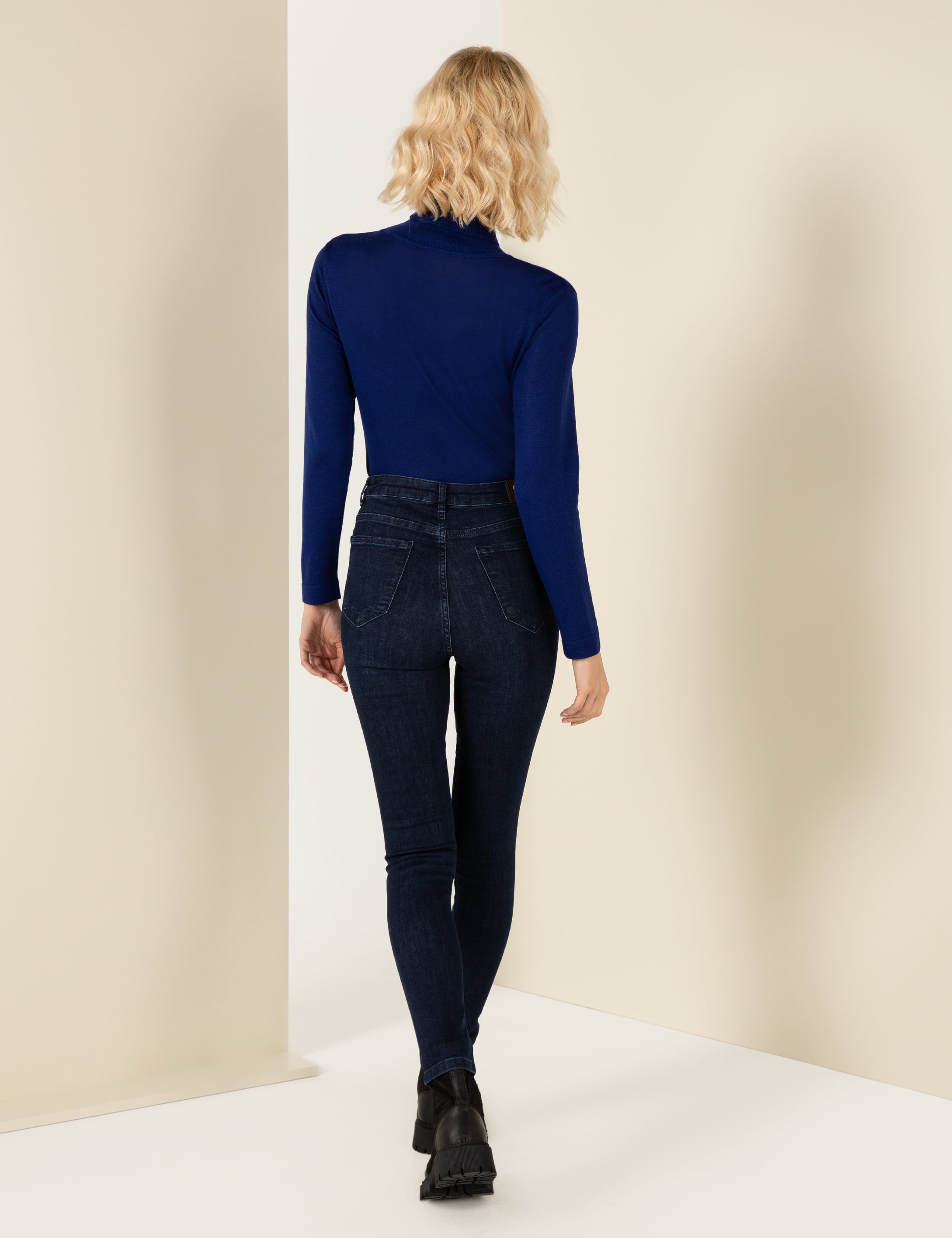 İndigo Skinny Fit Jean Pantolon - Image 4