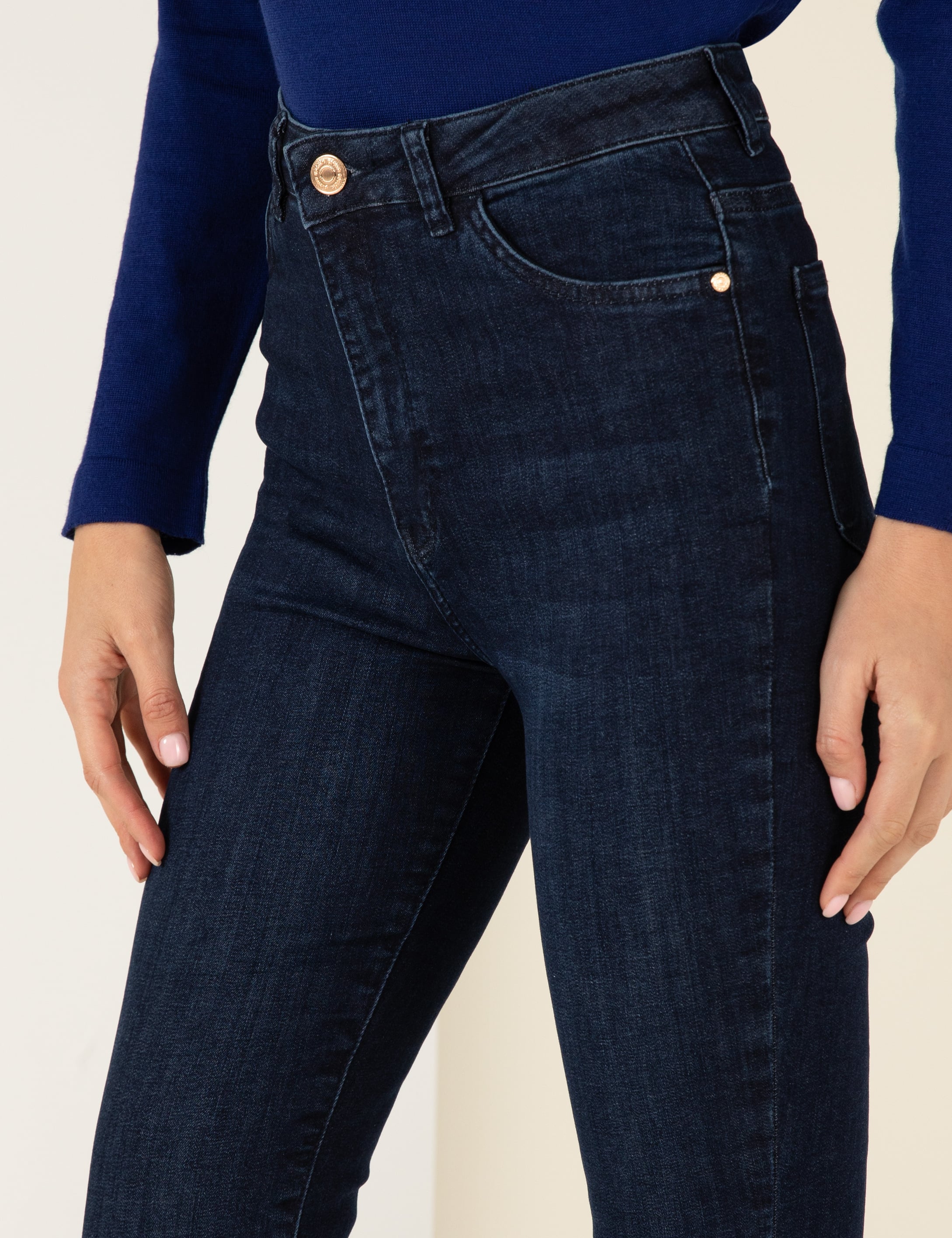 İndigo Skinny Fit Jean Pantolon - Image 6