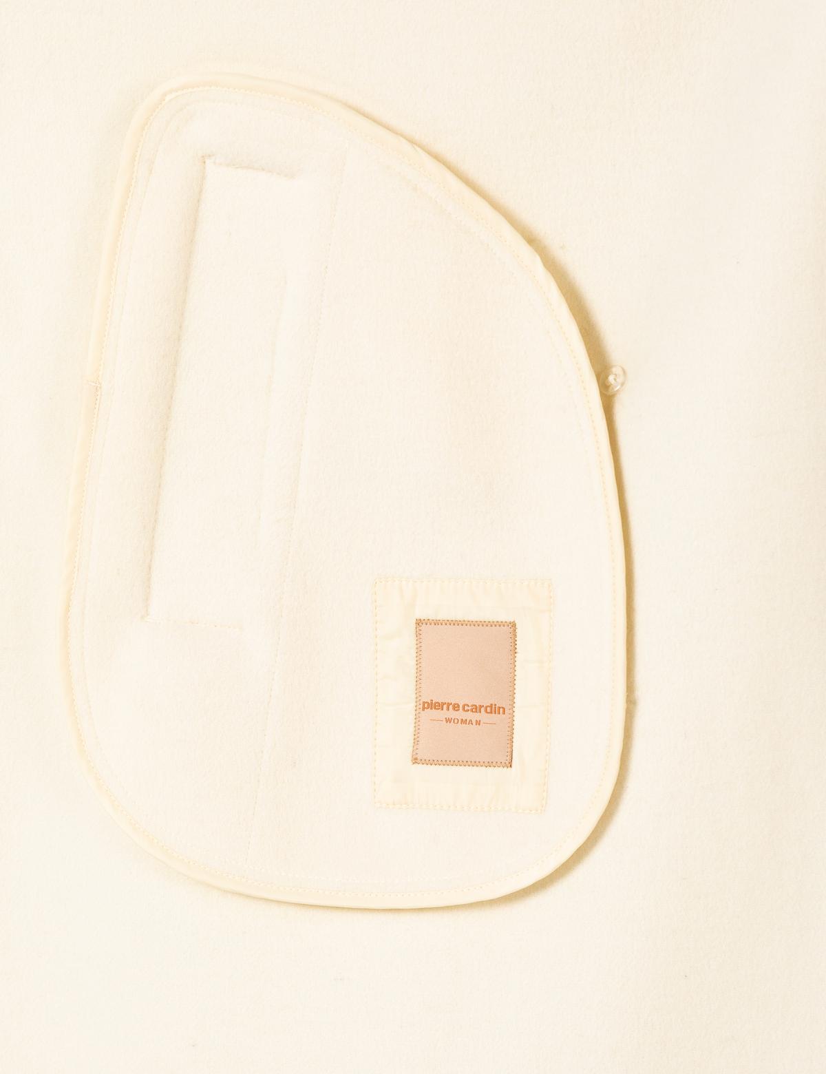 Krem Oversize Kaşe Kaban - 50260558010