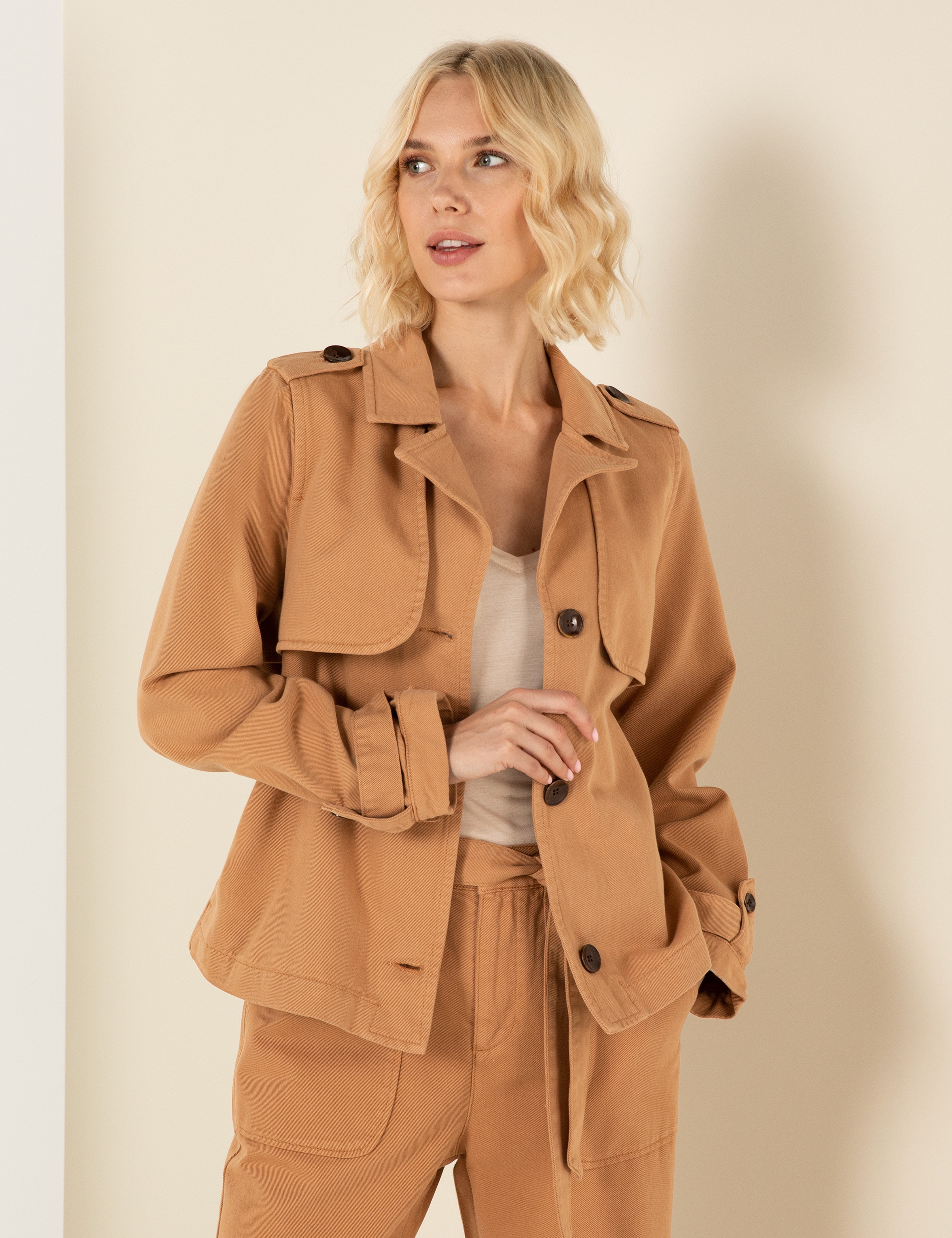 Camel Regular Fit Ceket - Image 3