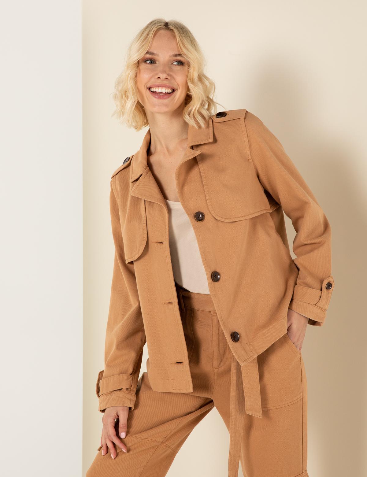 Camel Regular Fit Ceket