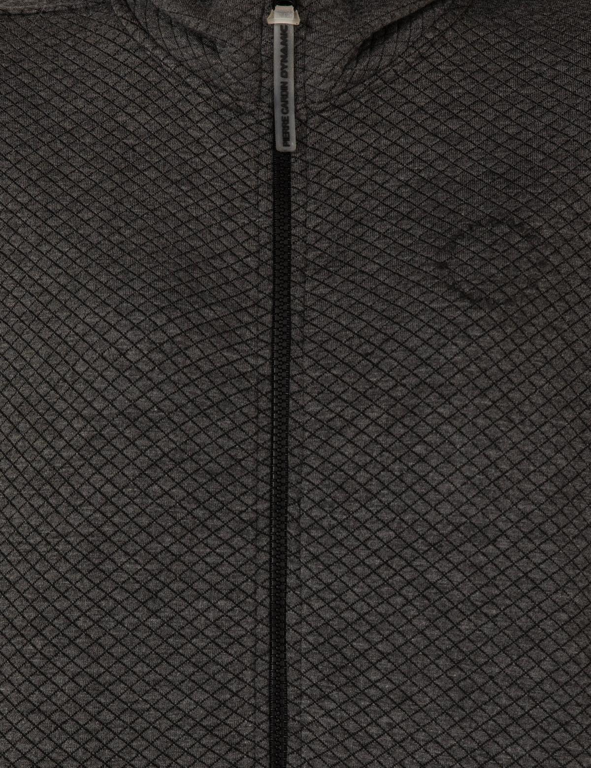 Antrasit Melanj Oversize Örme Hırka - 50253879024