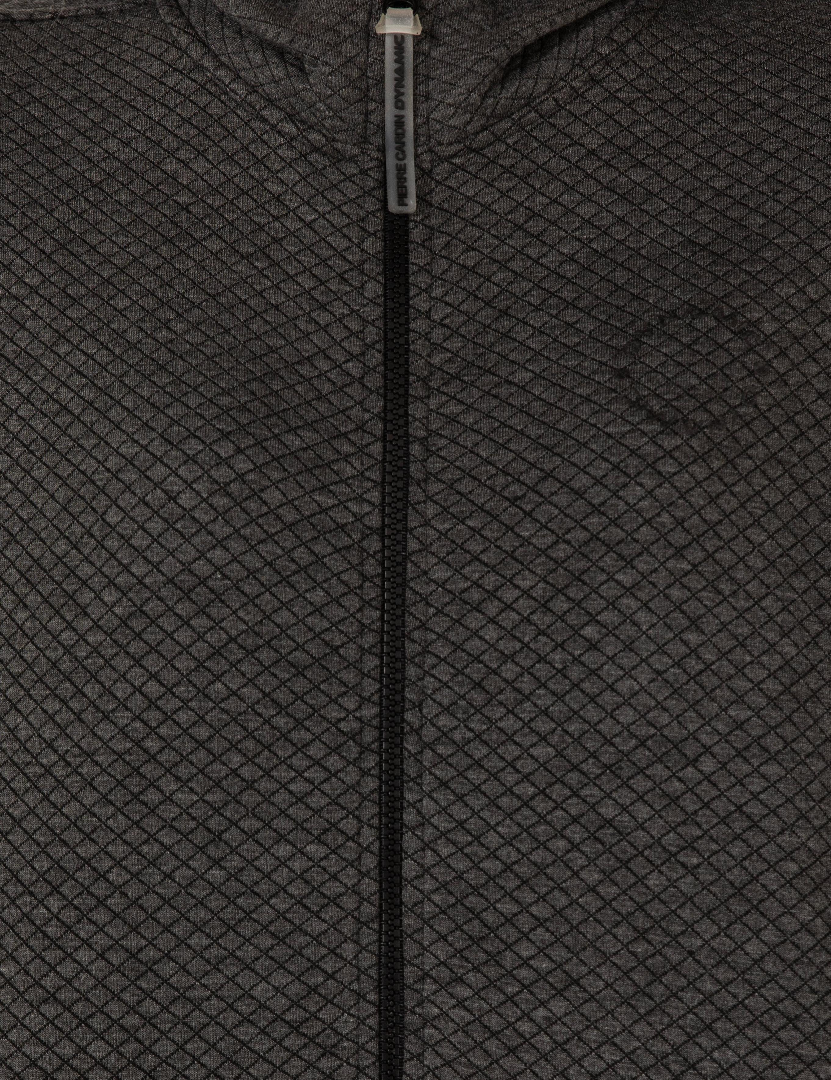 Antrasit Melanj Oversize Örme Hırka