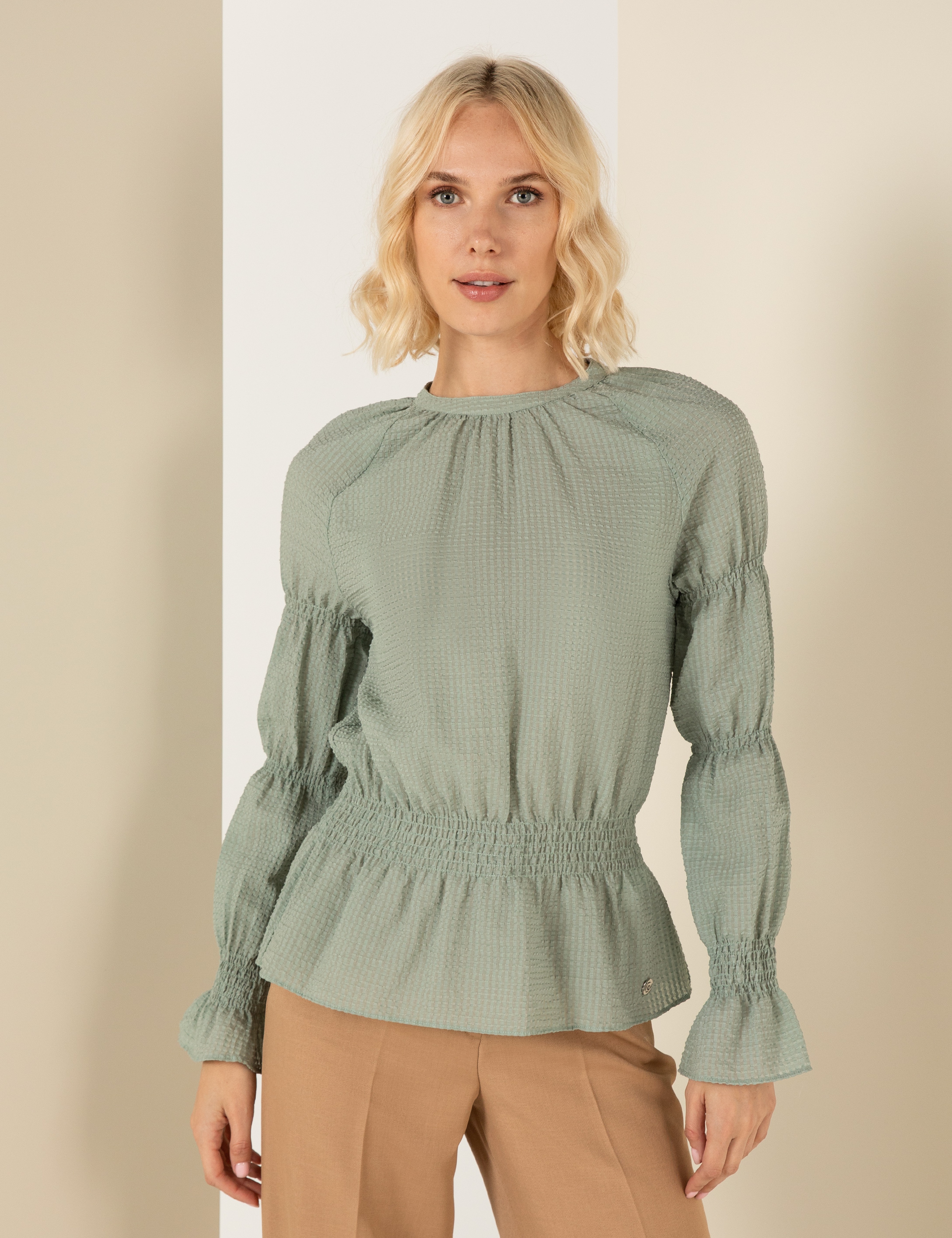 Mint Comfort Fit Bluz - Image 1