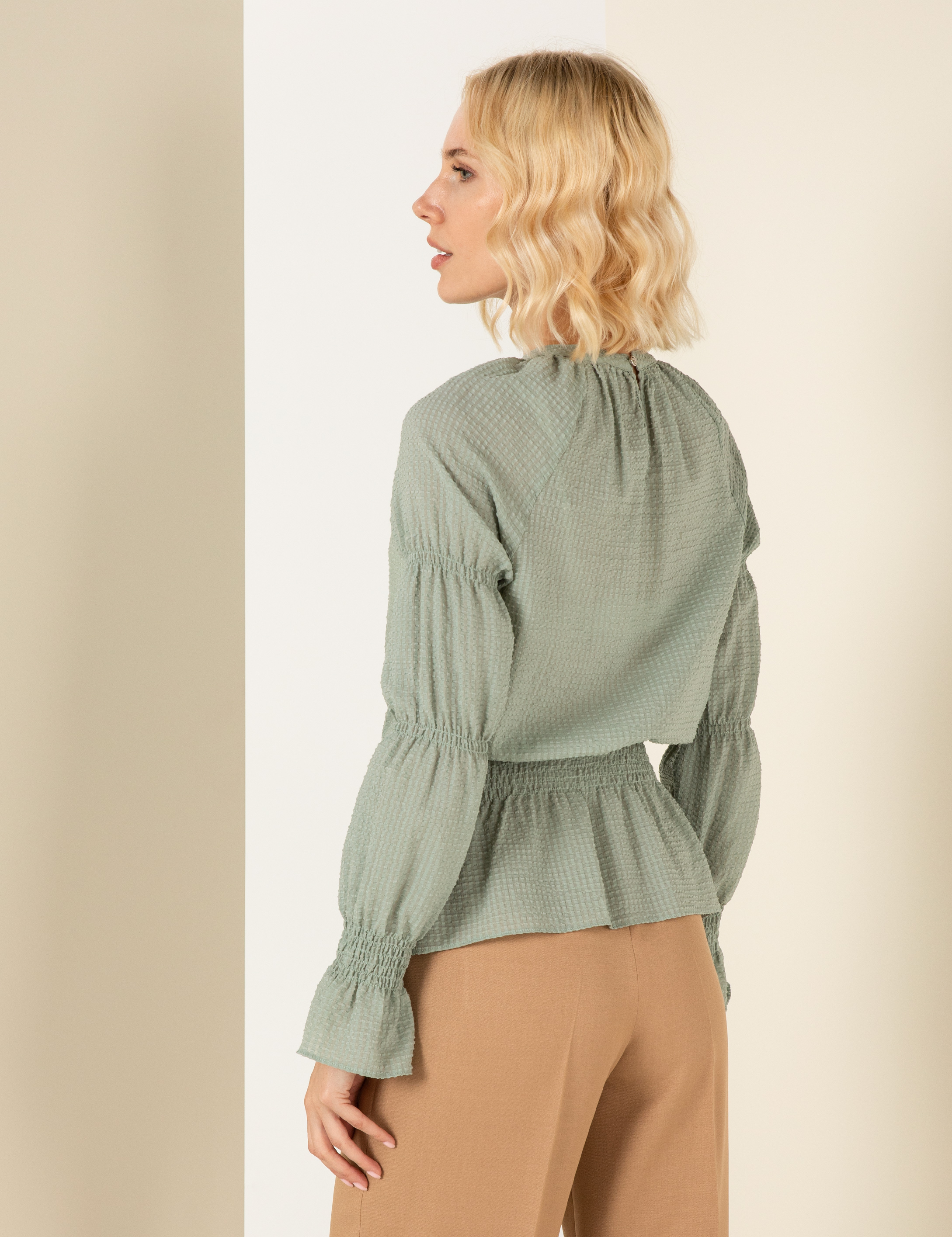 Pierre Cardin Mint Comfort Fit Bluz görsel 5