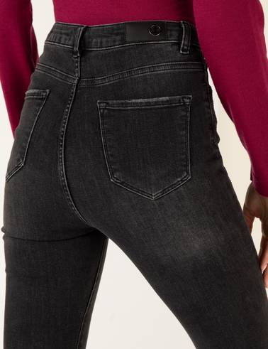 Antrasit Skinny Fit Jean Pantolon