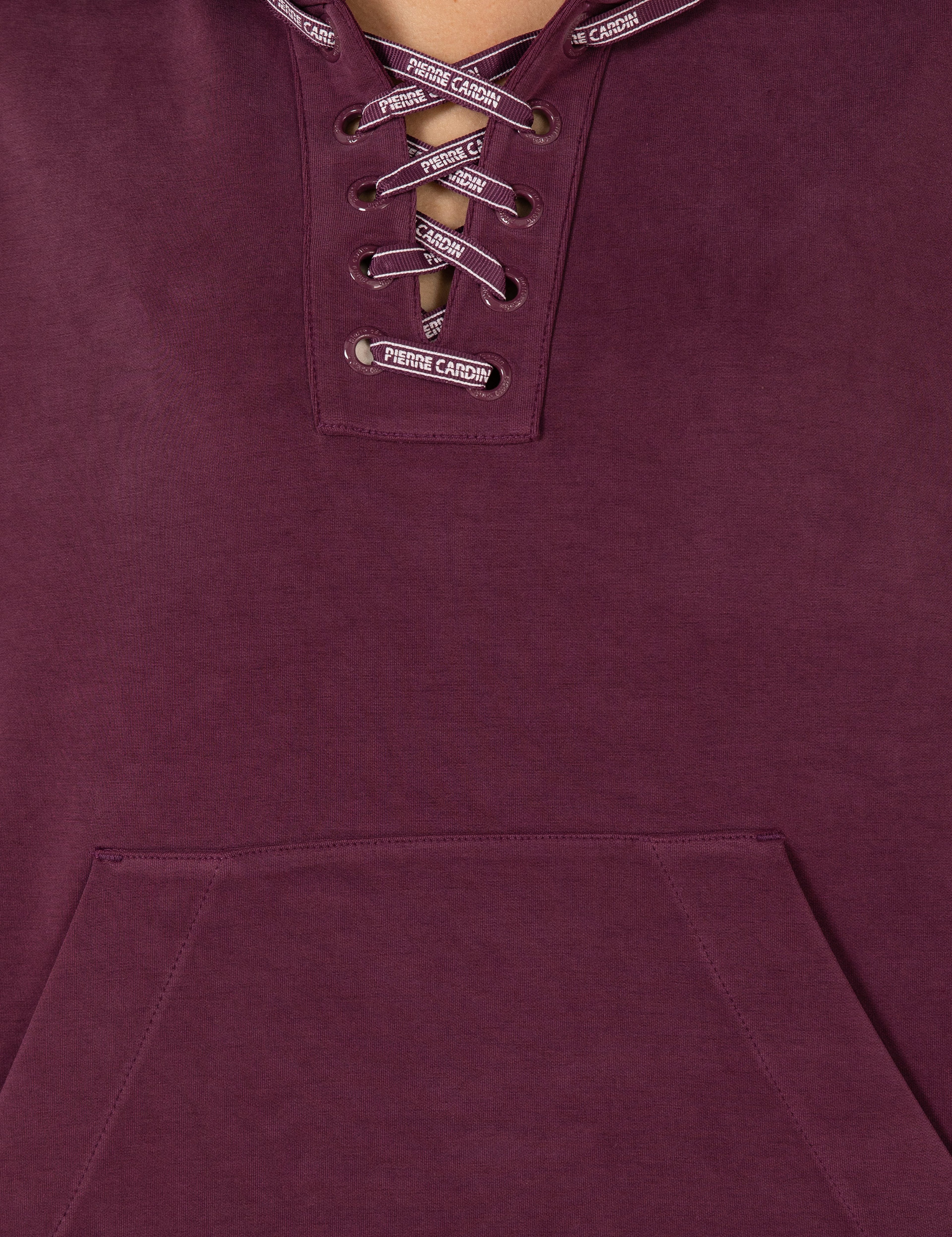 Mürdüm Oversize Kapüşonlu Sweatshirt - Image 6