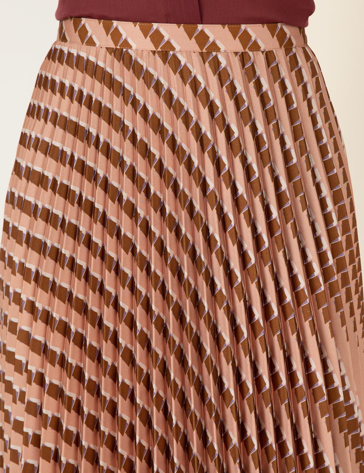 Pudra Pileli Etek - 50253119033