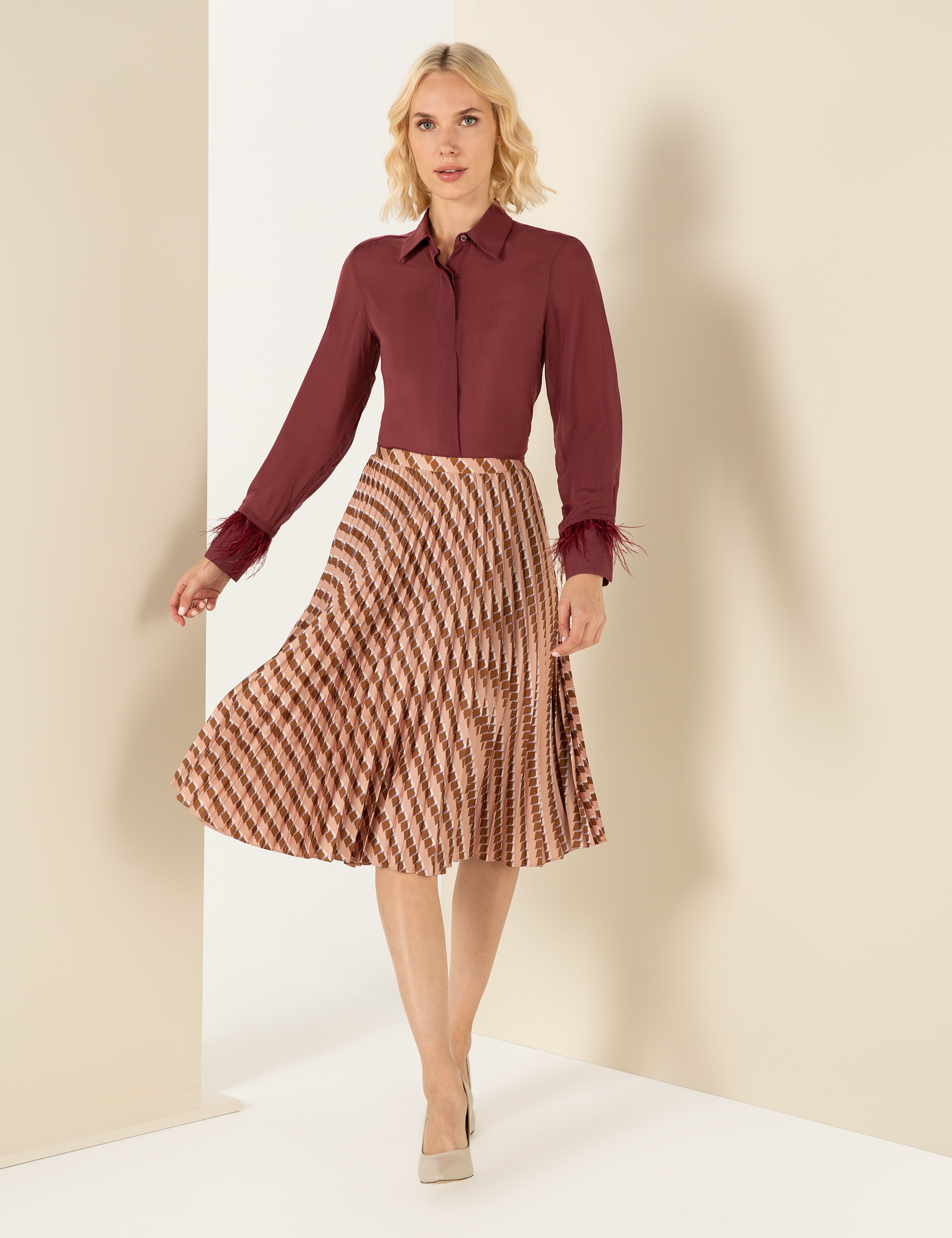 Pudra Pileli Etek
