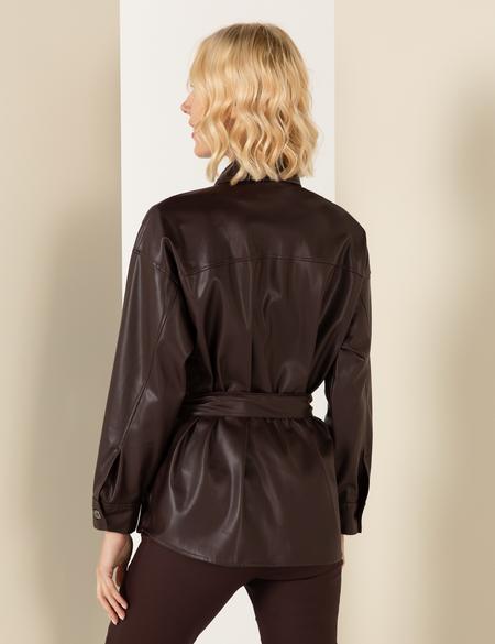 Kahverengi Gömlek - 50257163024