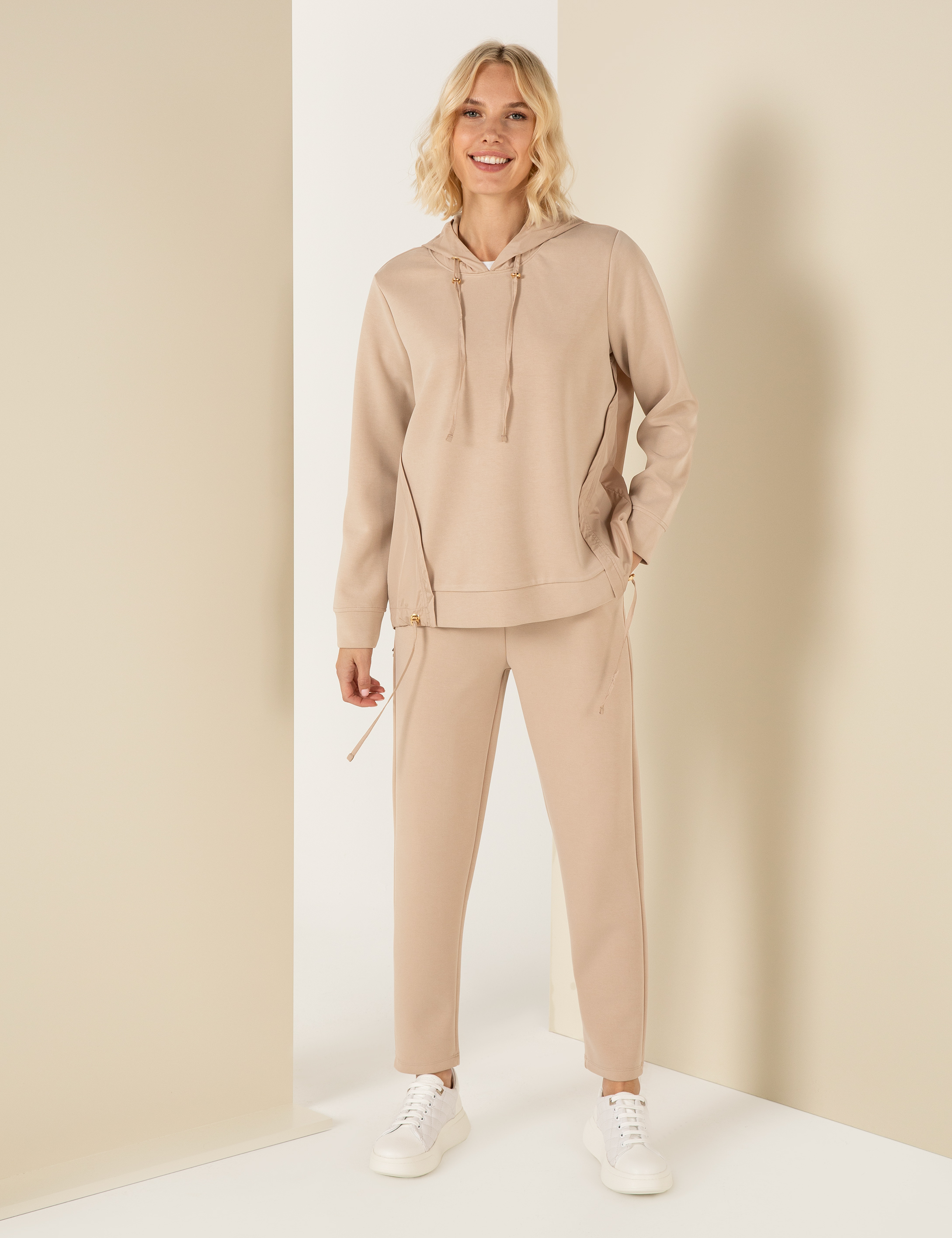 Bej Regular Fit Eşofman Altı - Image 3