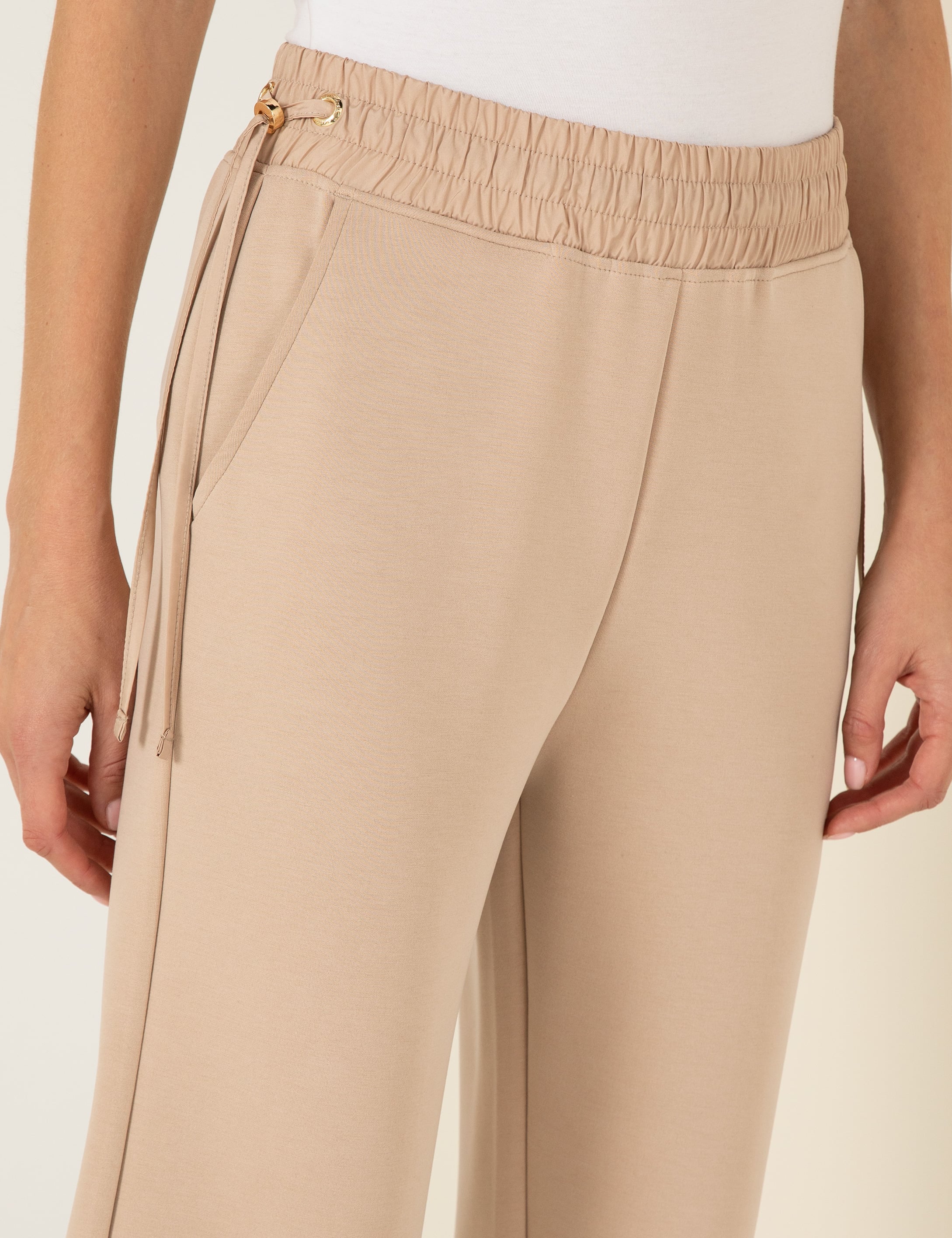 Bej Regular Fit Eşofman Altı
