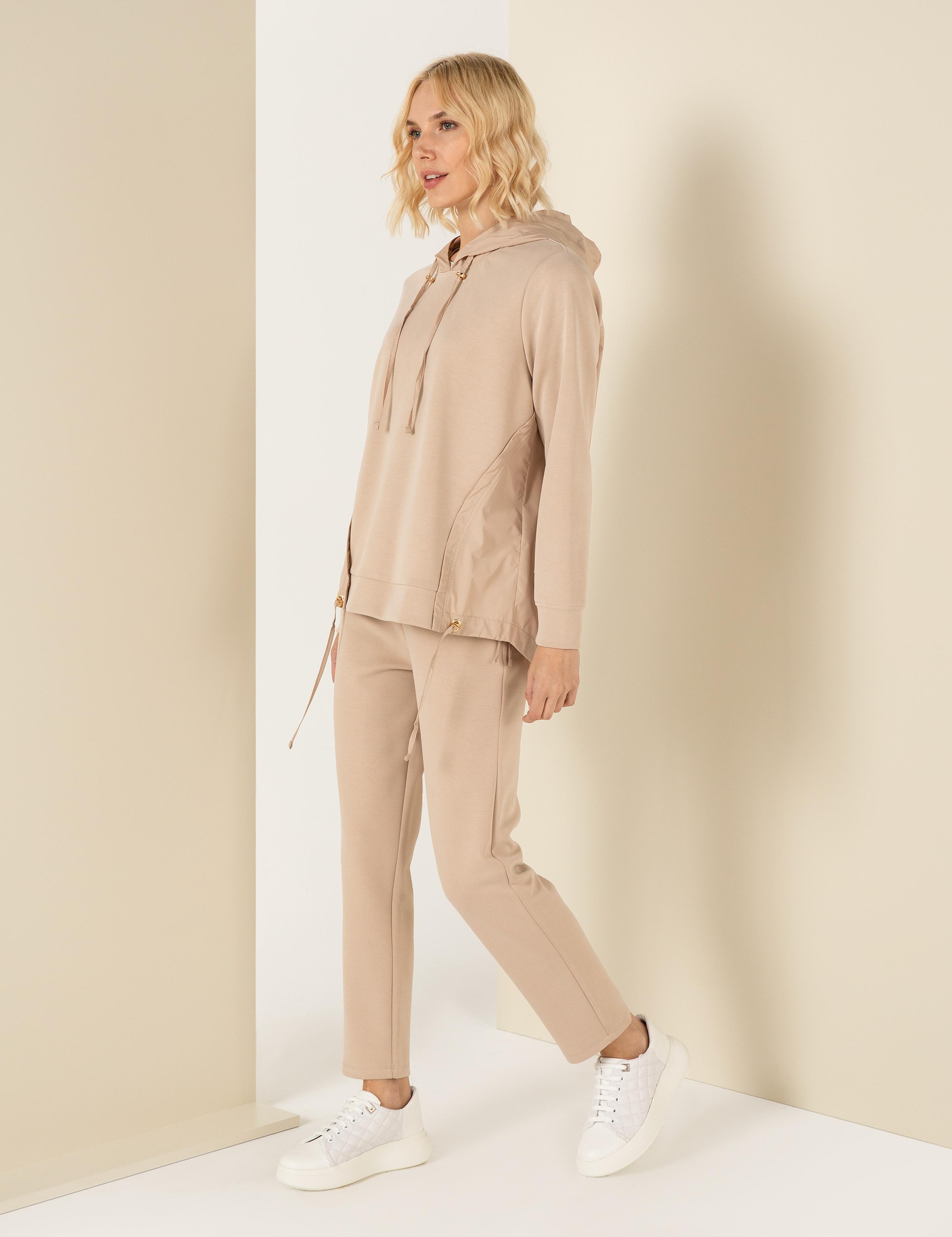 Bej Regular Fit Eşofman Altı