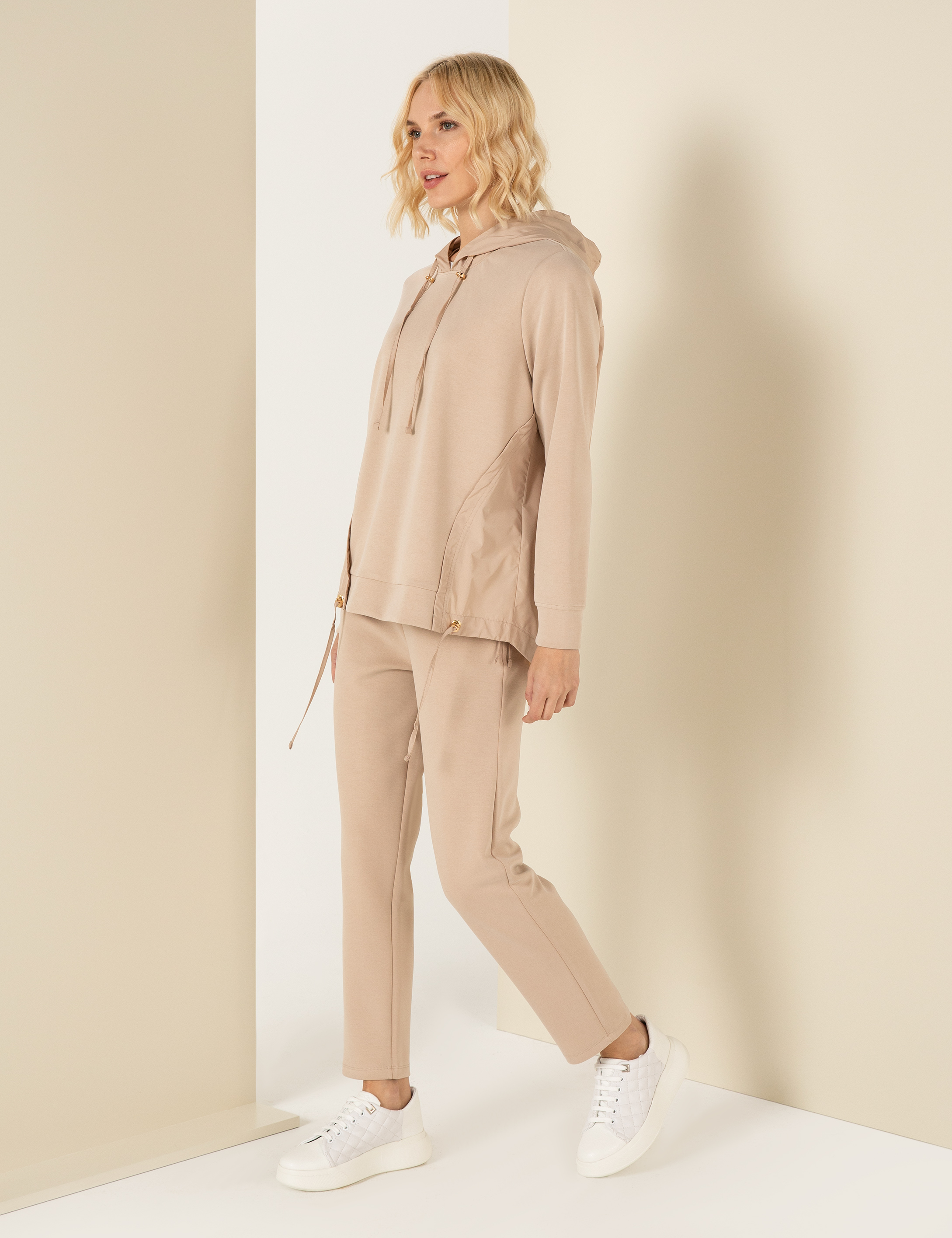Bej Regular Fit Eşofman Altı - Image 1