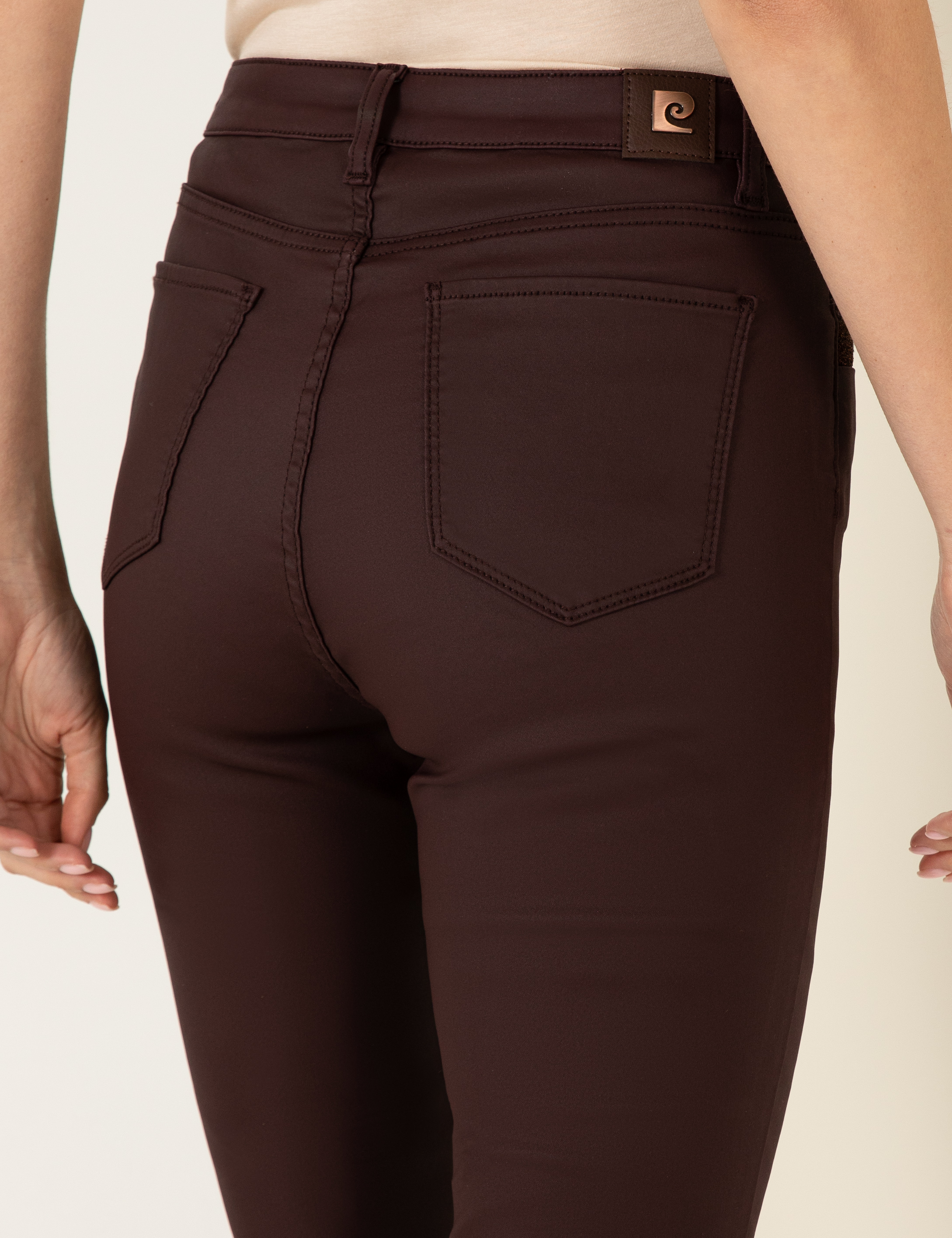 Pierre Cardin Bordo Cep Detaylı Slim Fit Spor Pantolon görsel 7