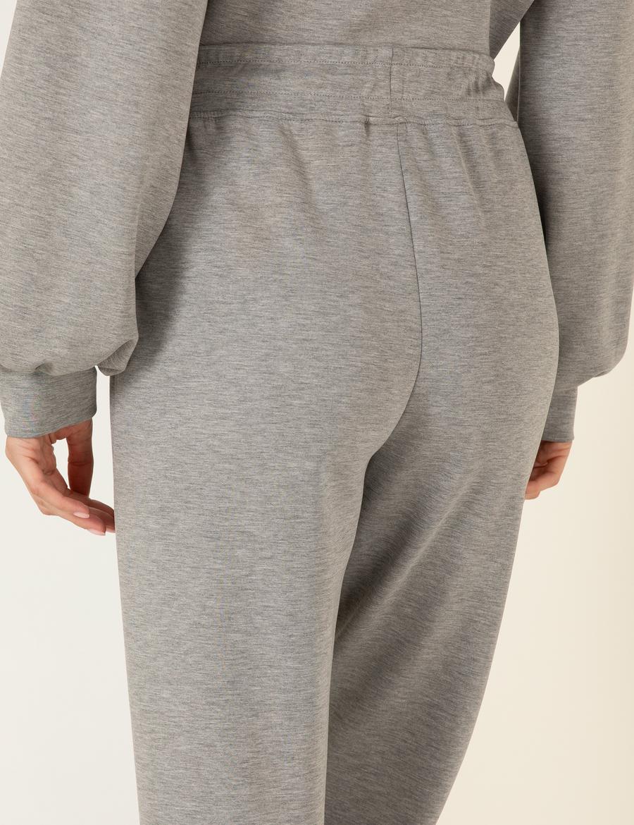 Gri Melanj Regular Fit Eşofman Altı