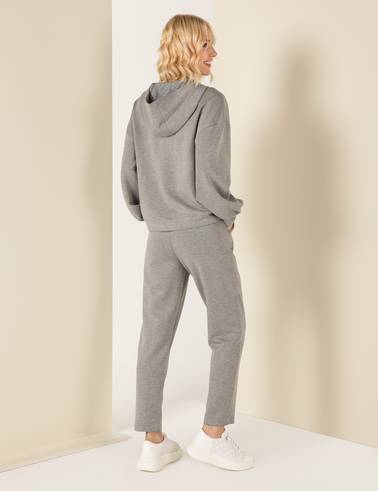 Gri Melanj Regular Fit Eşofman Altı