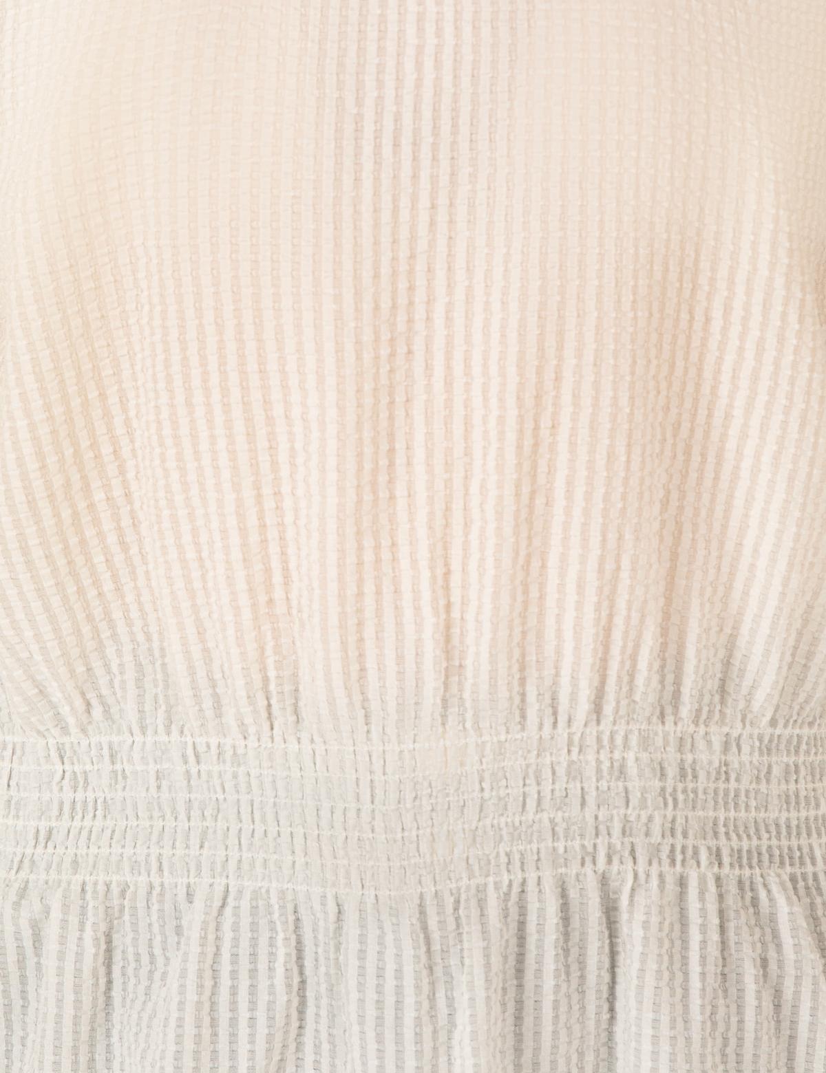 Ekru Comfort Fit Bluz - 50254162027