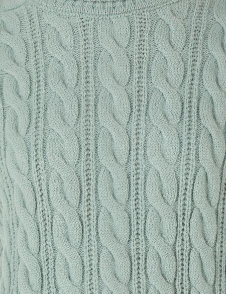 Mint Melanj Regular Fit Balıkçı Yaka Kazak - 50259839035